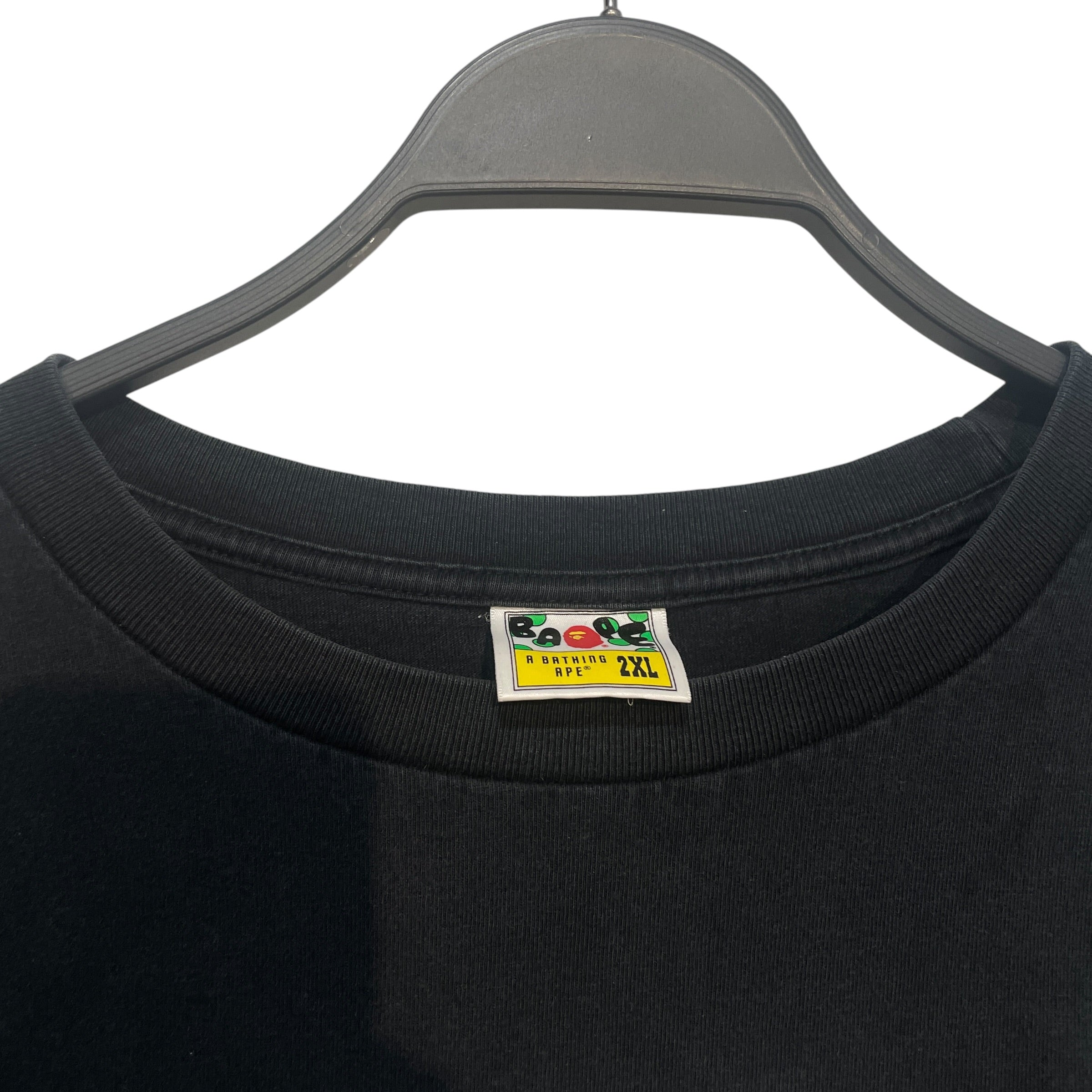 A BATHING APE/T-Shirt/XXL/Cotton/BLK/Graphic/Tornado Graphic view 5