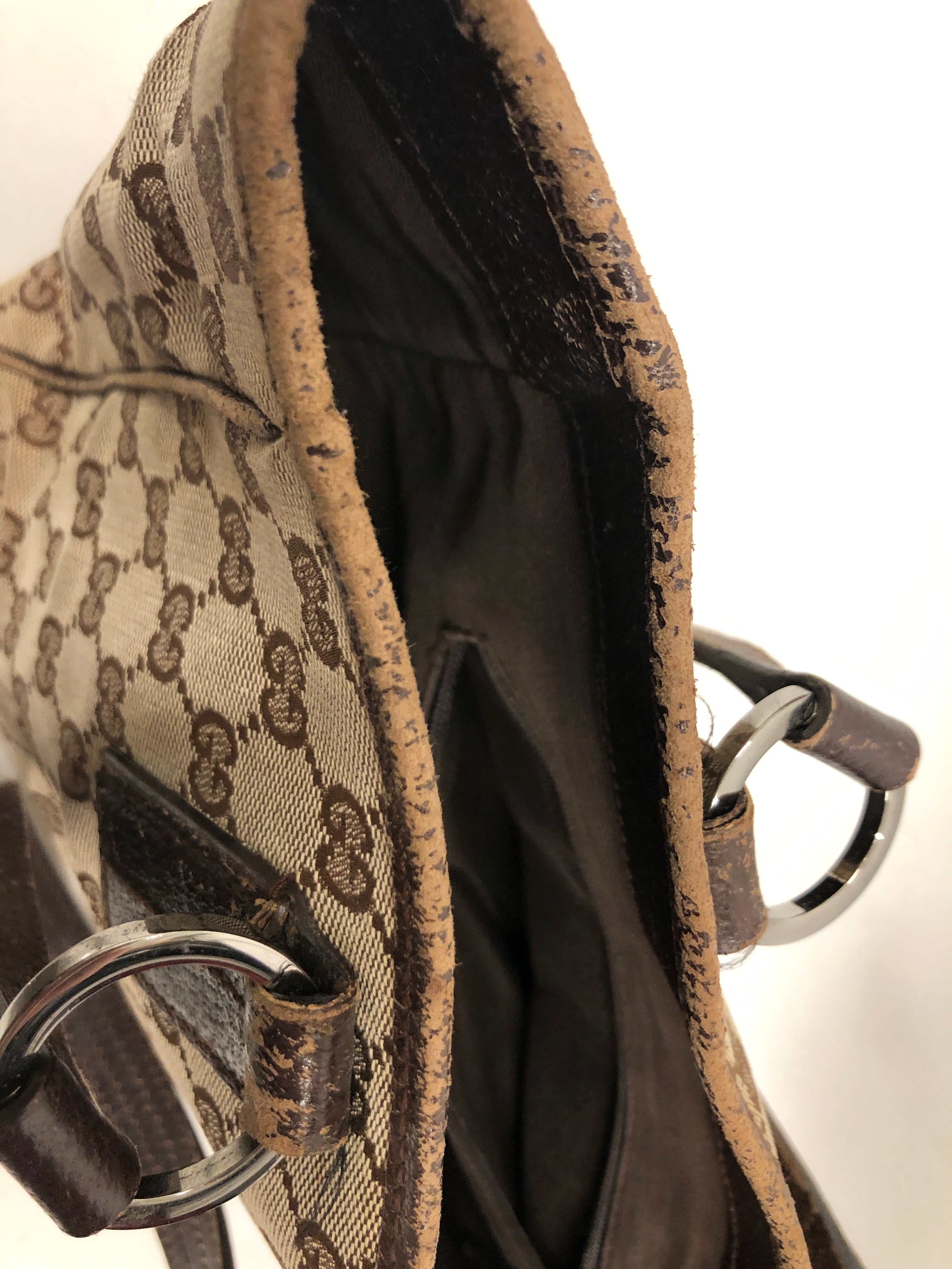 GUCCI/Tote Bag/Monogram/BRW/GG MONO TOTE view 6