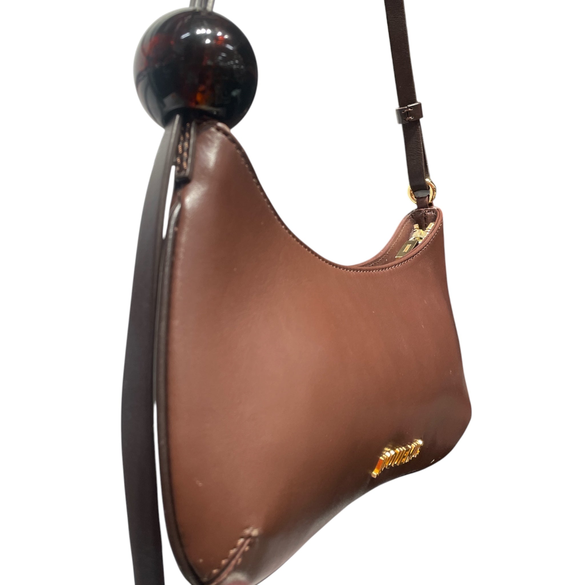 JACQUEMUS/Cross Body Bag/Leather/BRW/LE BISOU PERLE SHOULDER BAG view 6