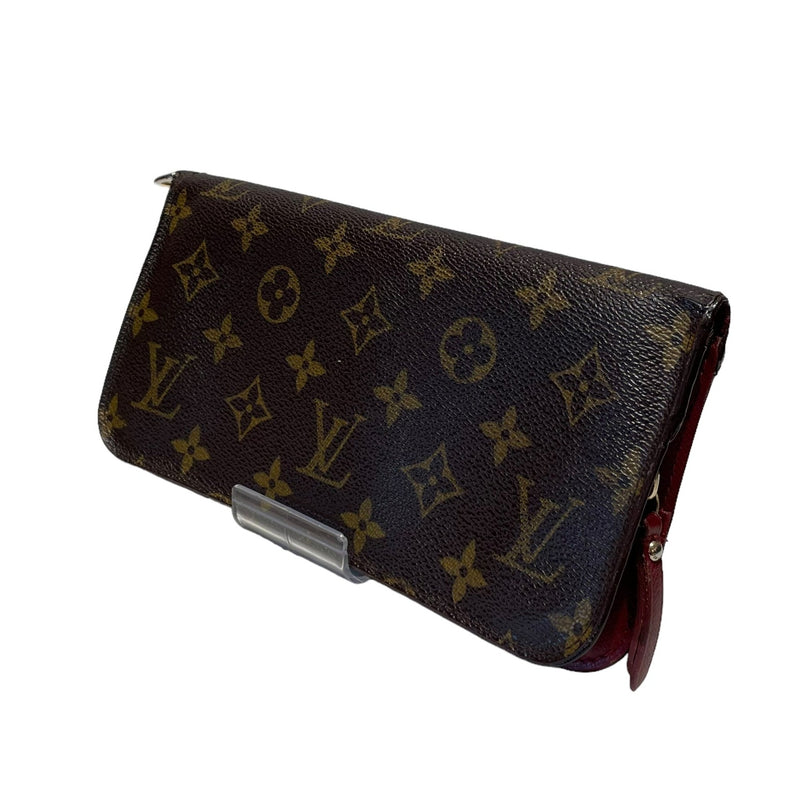 LOUIS VUITTON/Wallet/Monogram/Leather/RED/insolite