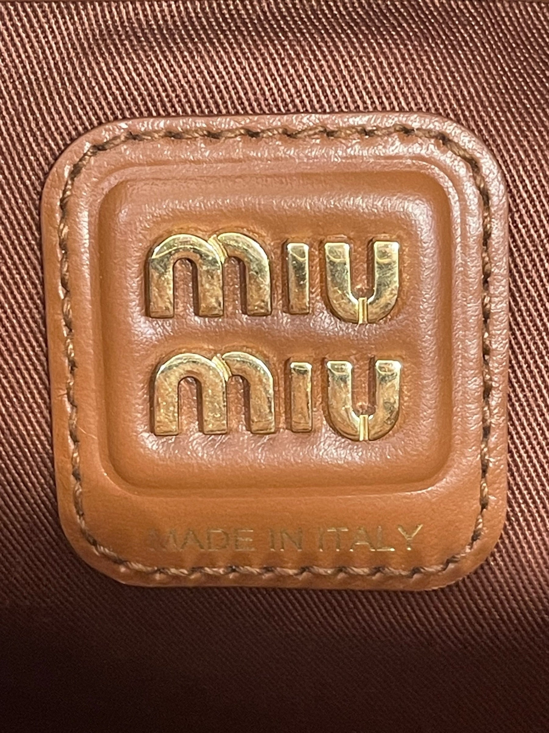 MIU MIU/Bag/Leather/BRW/LEATHER BEAU view 3
