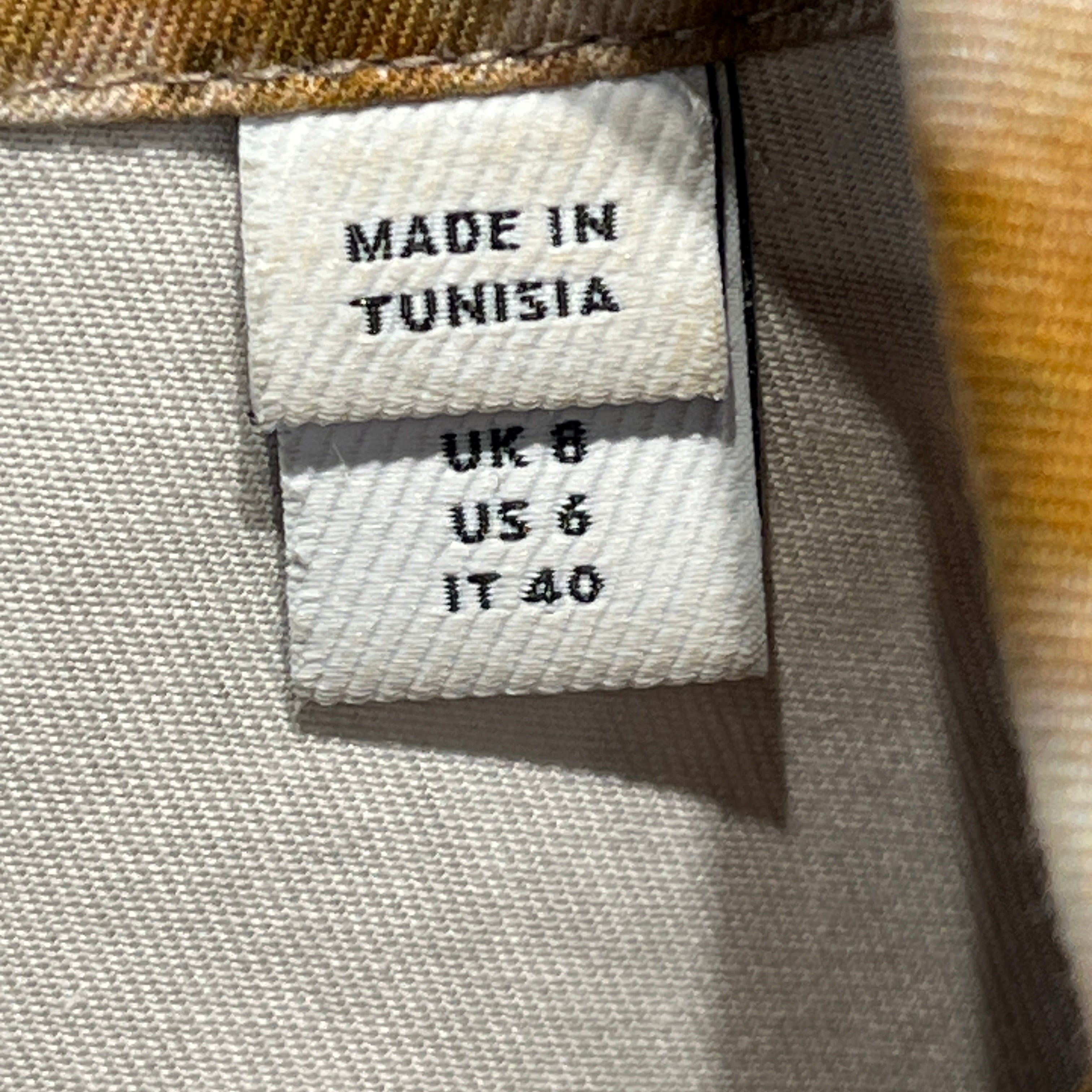 BURBERRY/Polo Shirt/6/Cotton/MLT/All Over Print/fawn deer print 1/4 zip view 4