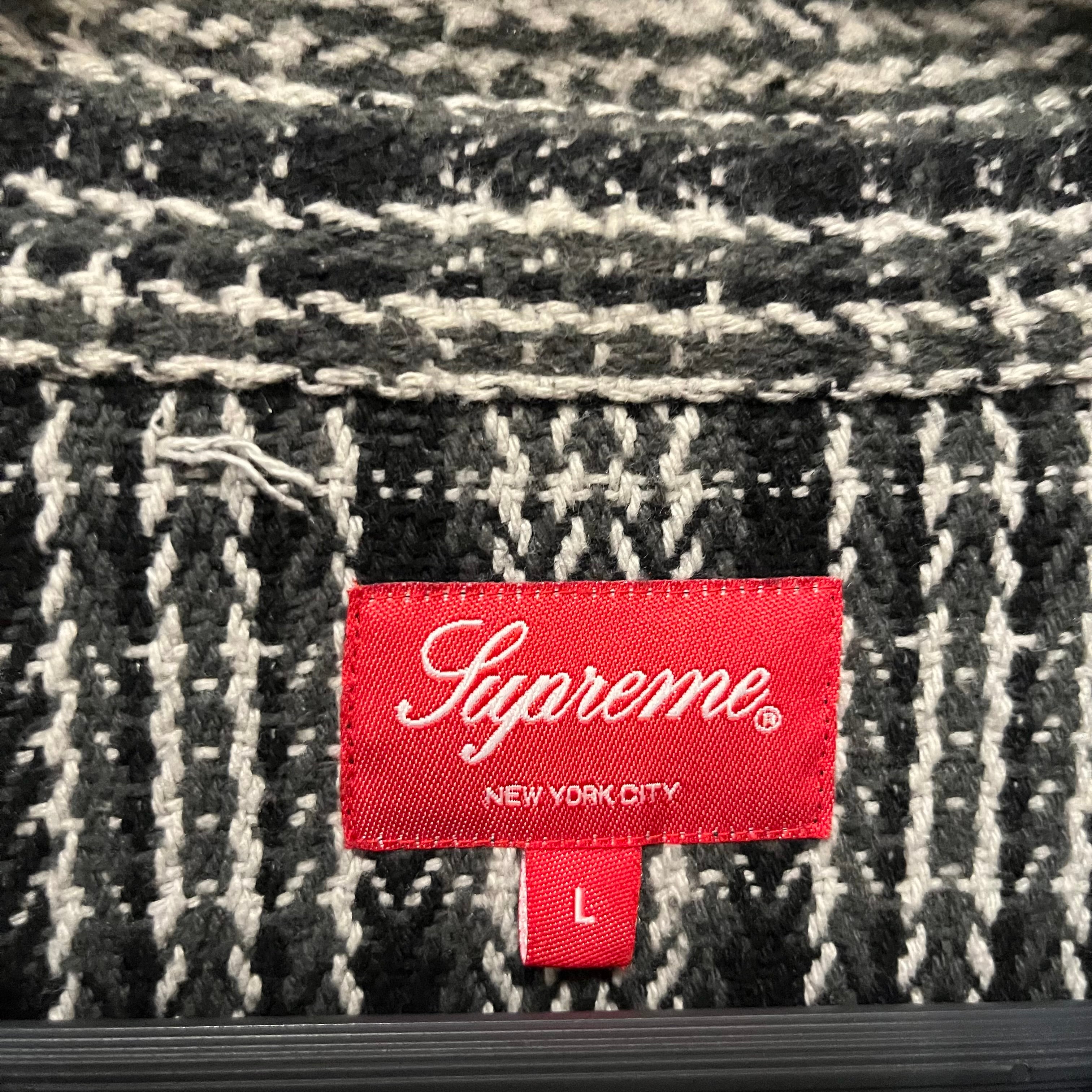 Supreme/Flannel Shirt/L/Cotton/GRY/Plaid/22aw heavy flannel view 3