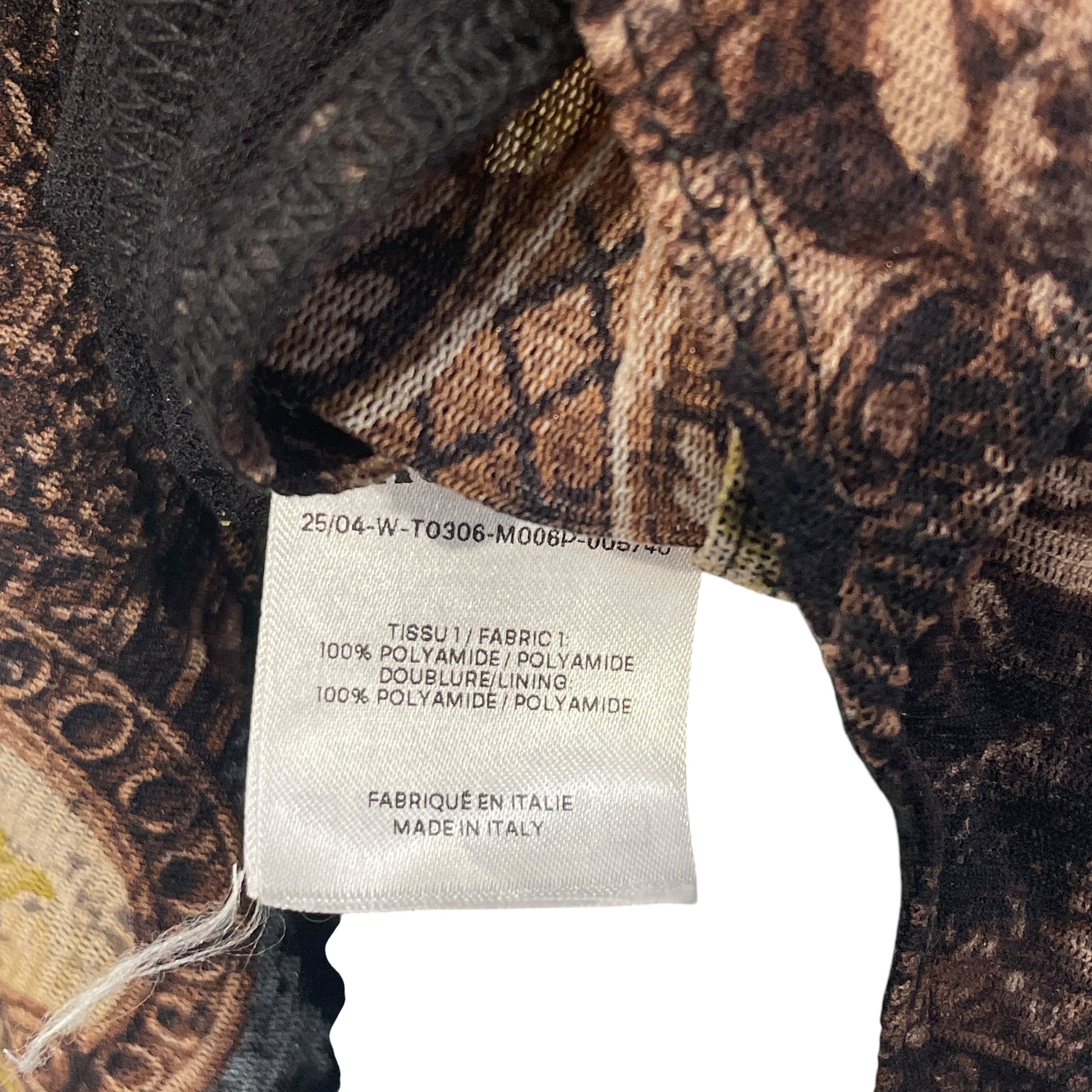 Jean Paul Gaultier/LS T-Shirt/L/All Over Print/Polyester/MLT/ARCHITECTURAL GRN GRAPHIC view 4