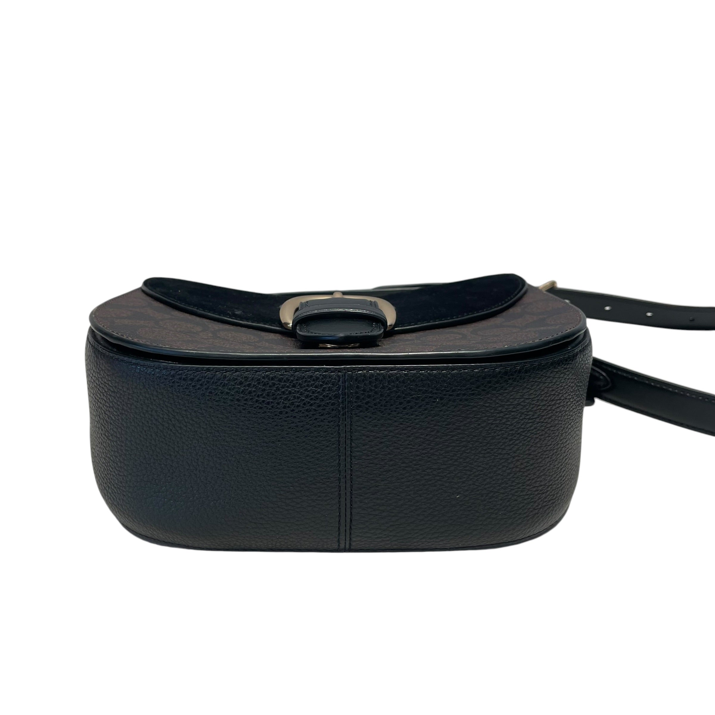 COACH/Cross Body Bag/Monogram/Leather/BLK/Kleo bag 23 view 3