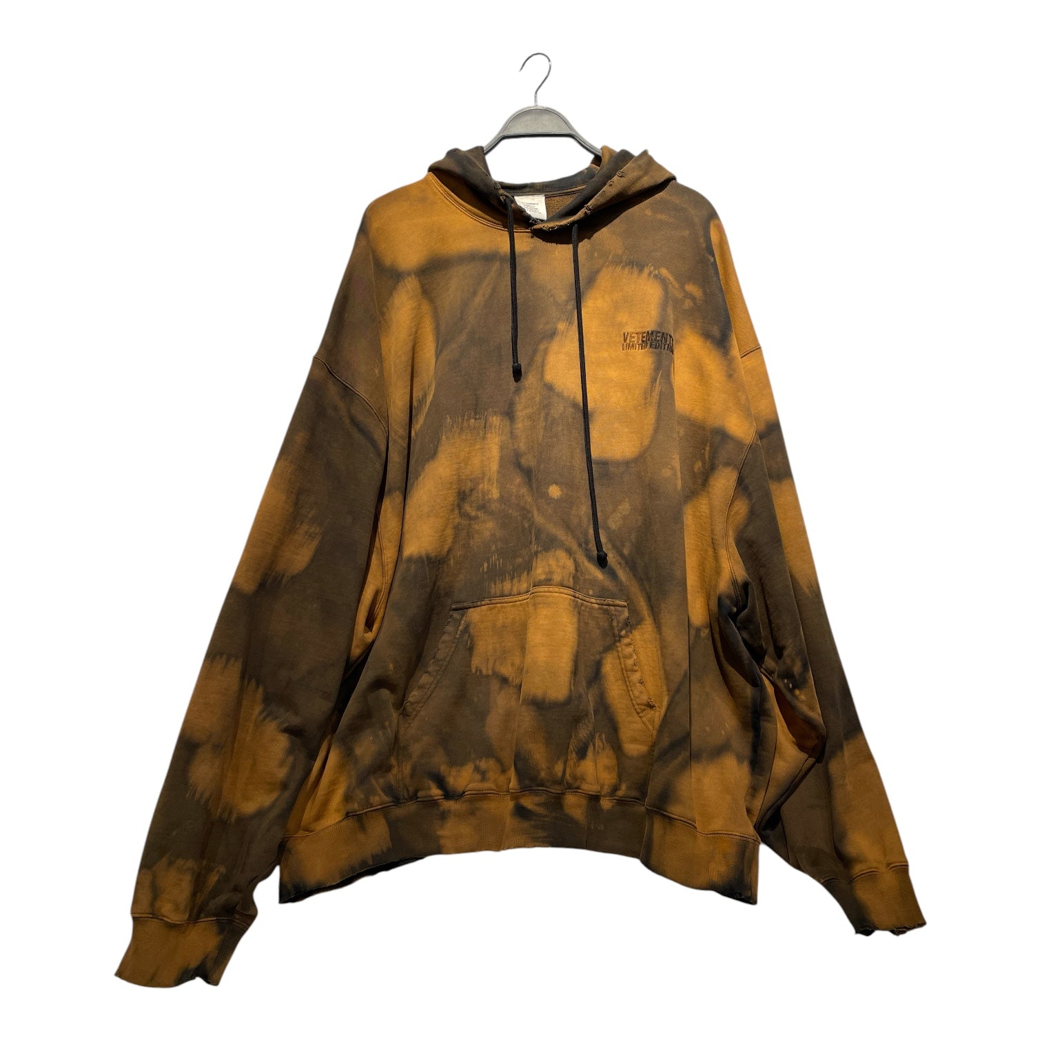 VETEMENTS/Hoodie/L/Cotton/ORN/OVERBLEACHED HOODIE view 1