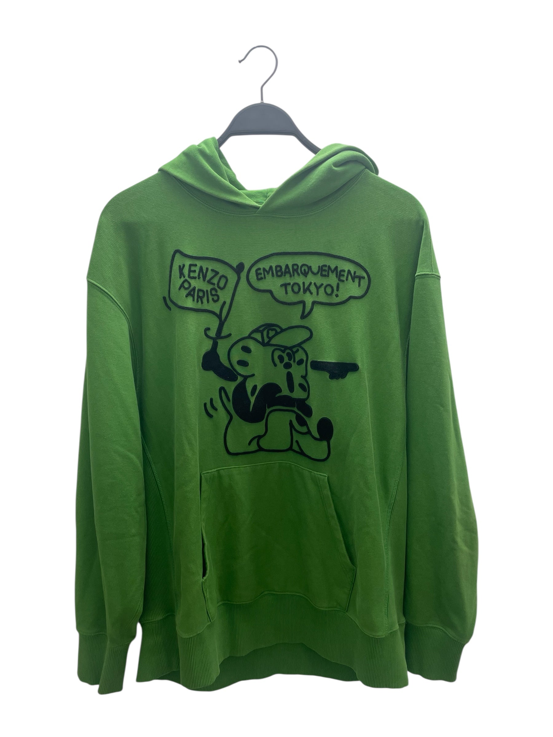 KENZO/Hoodie/M/Graphic/Cotton/GRN/Pullover/EMBARQUEMENT TOKYO view 1