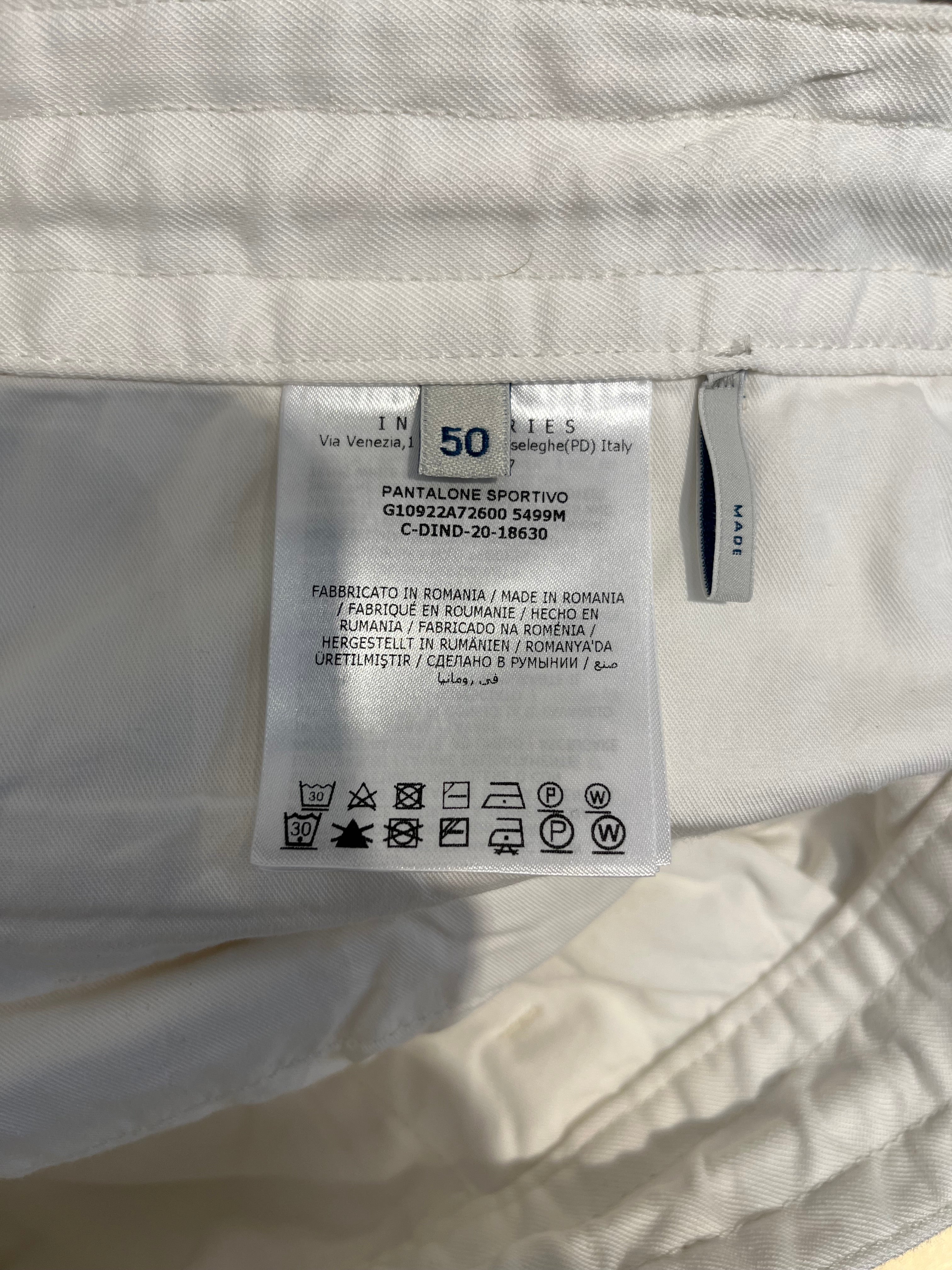 MONCLER/Bootcut Pants/50/Cotton/WHT/BOOTCUT WHT view 4