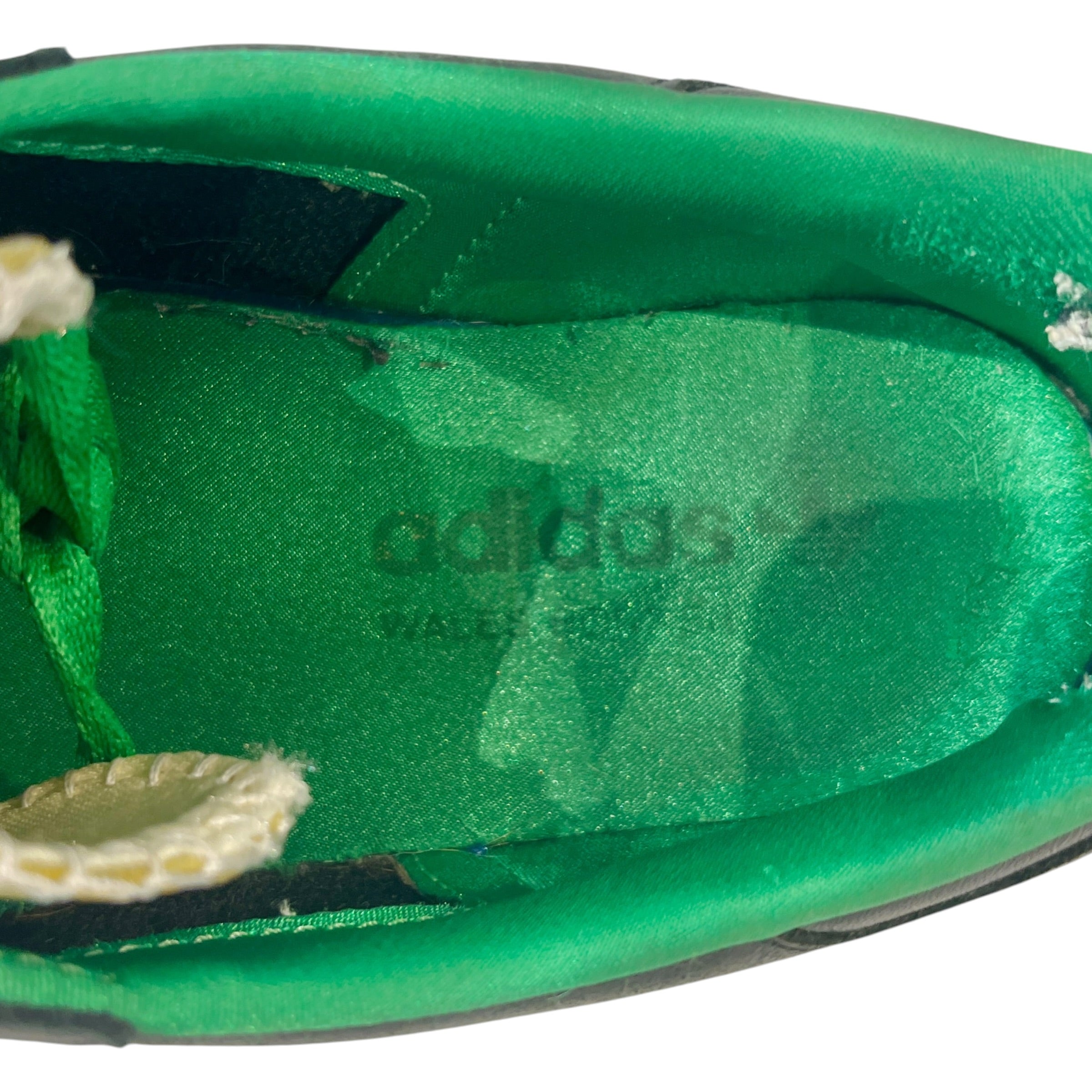 adidas/WALES BONNER/Low-Sneakers/US 10/Stripe/Leather/BLK/U-Tip/SAMBAS GREEN STRIPES view 3