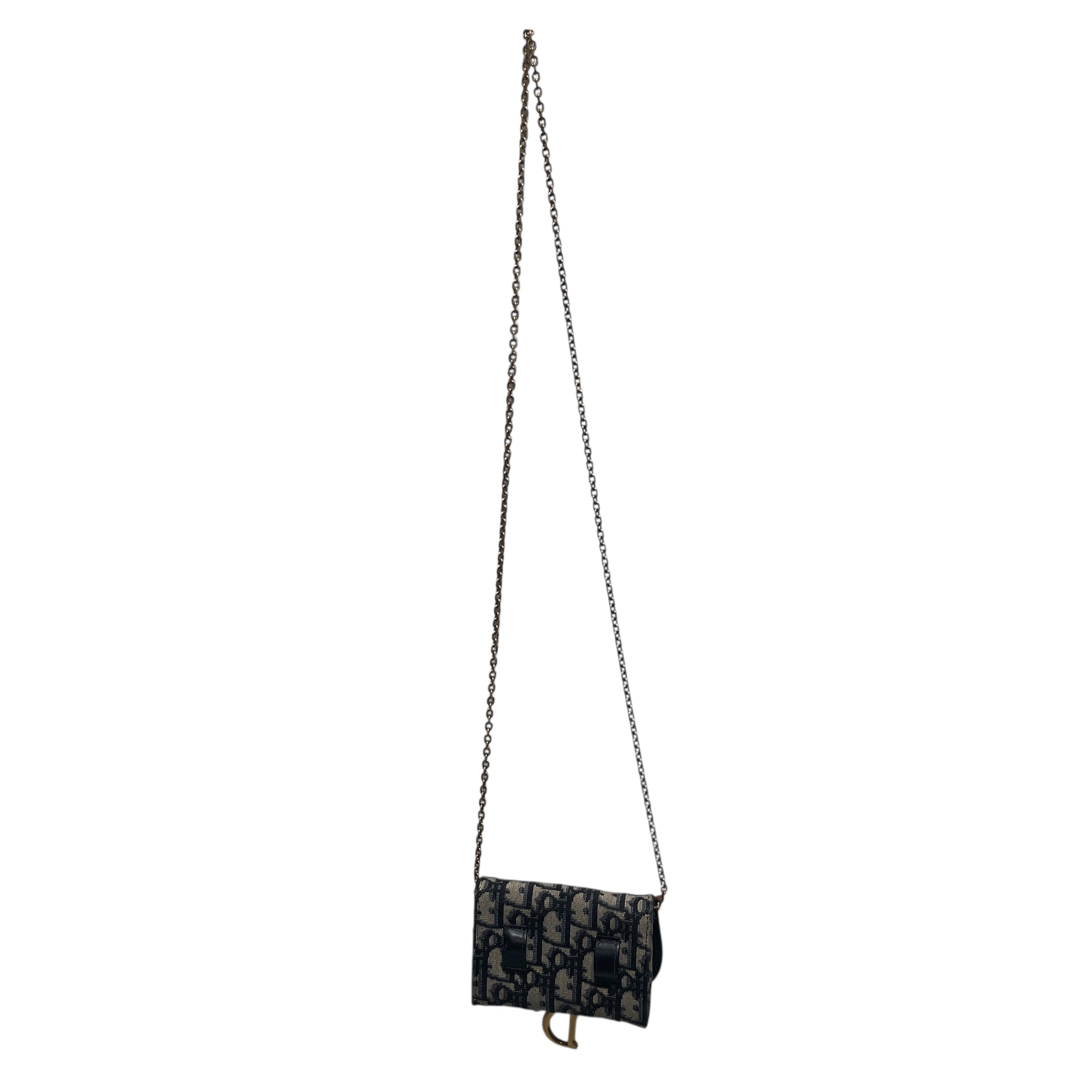 Christian Dior/Cross Body Bag/Monogram/Acrylic/NVY/ view 2