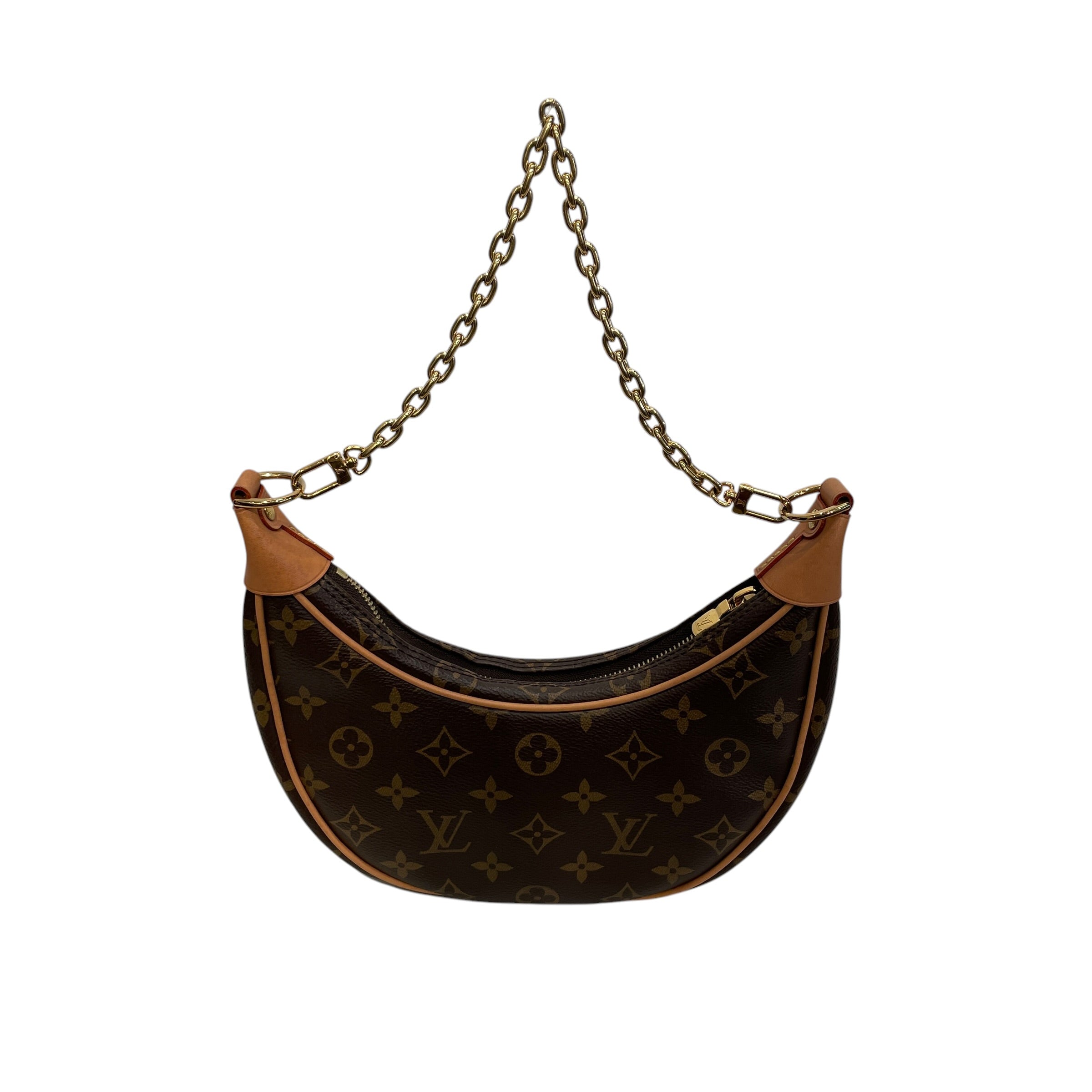 LOUIS VUITTON/Hand Bag/Monogram/Leather/BRW/LOOP HANDBAG view 1