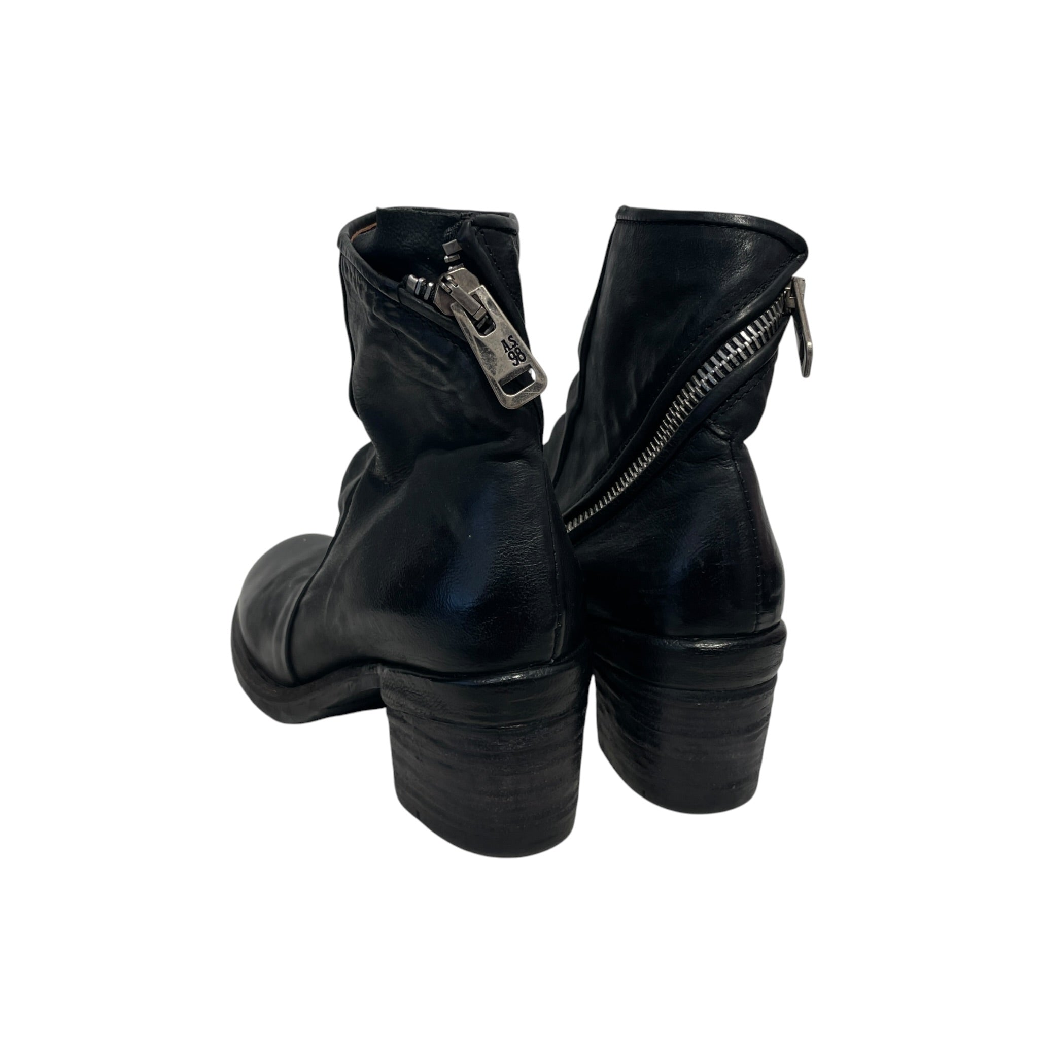 / AS.98/Boots/EU 40/Faux Leather/Black/Side Zip/AS 98 view 2