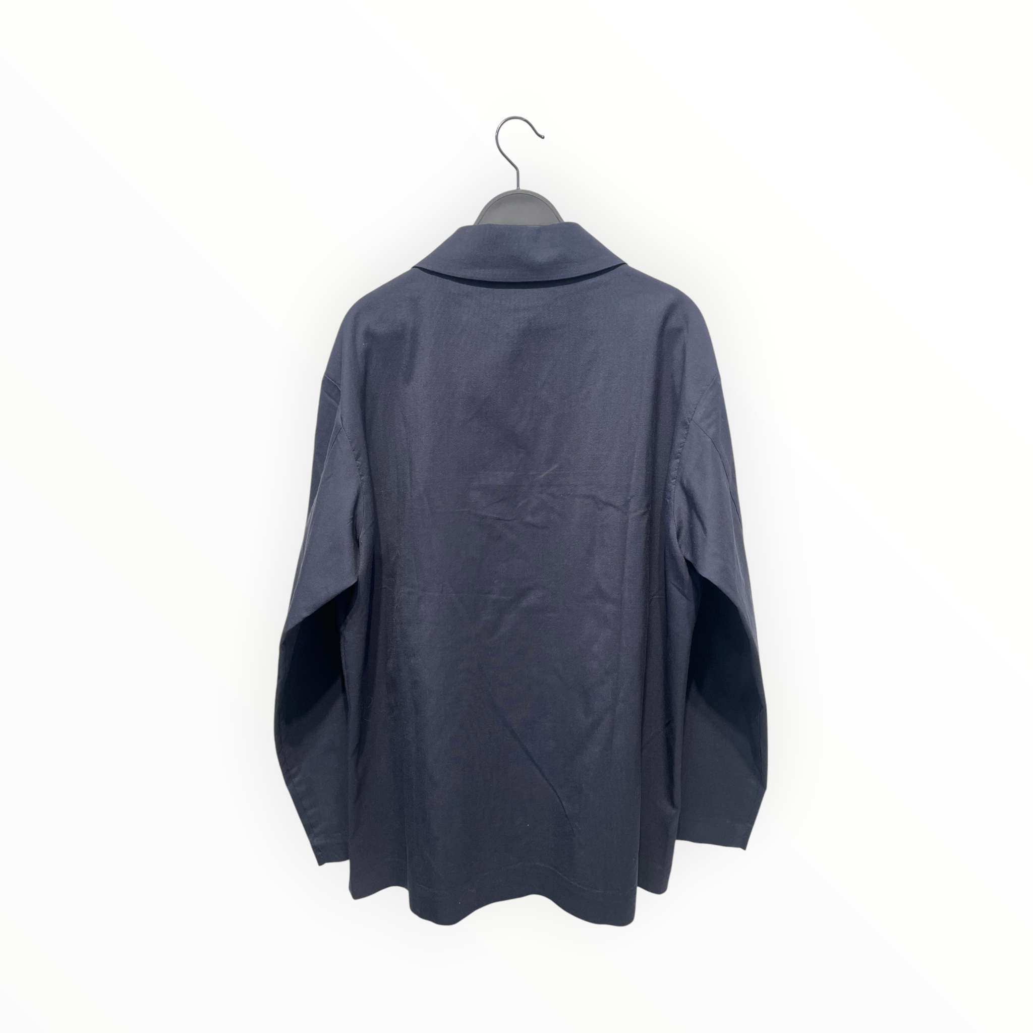 Margaret Howell/LS Shirt/M/Cotton/BLK/pocket view 2