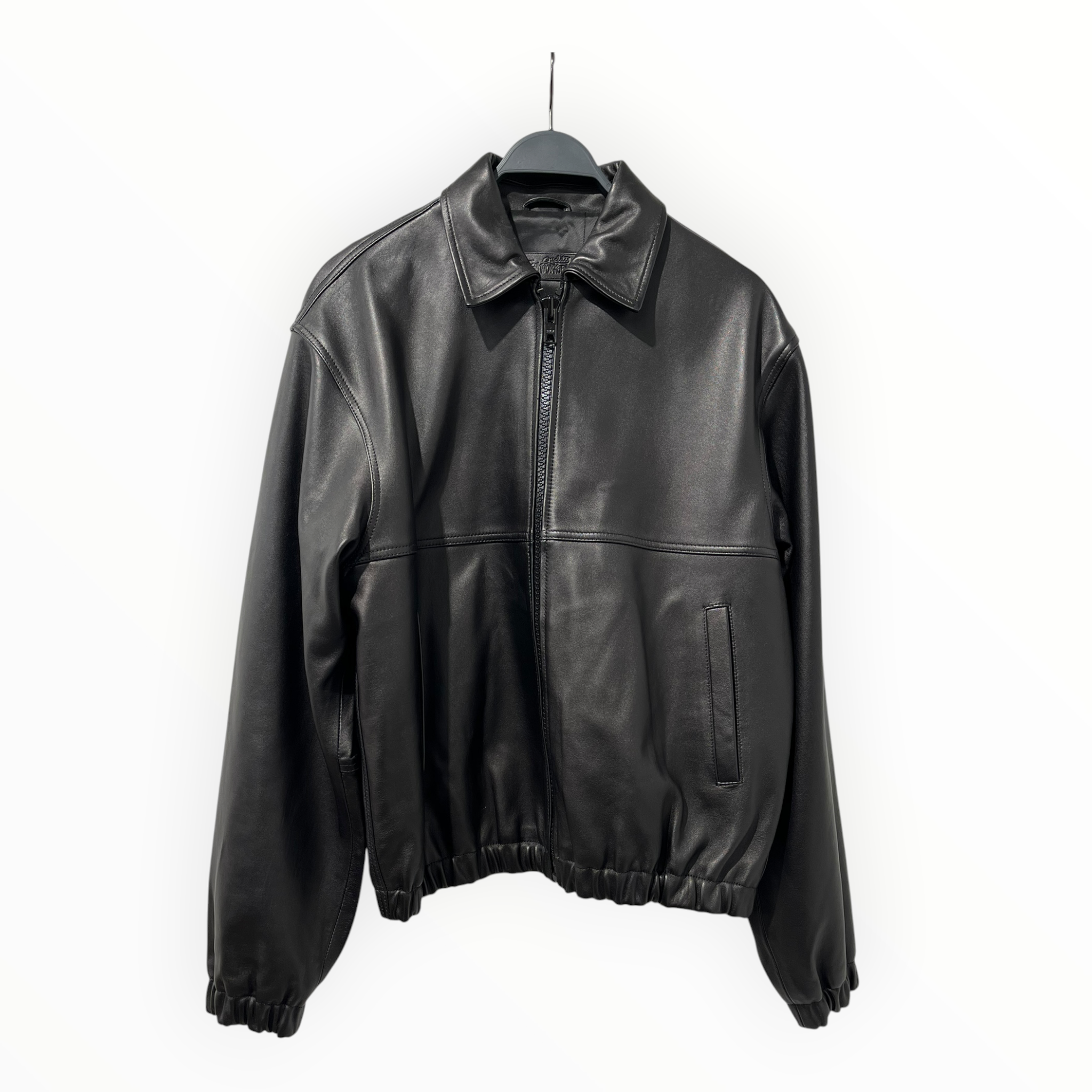 STUSSY/Leather Jkt/L/Lambskin/BLK/LAMBSKIN LEATHER JKT view 1