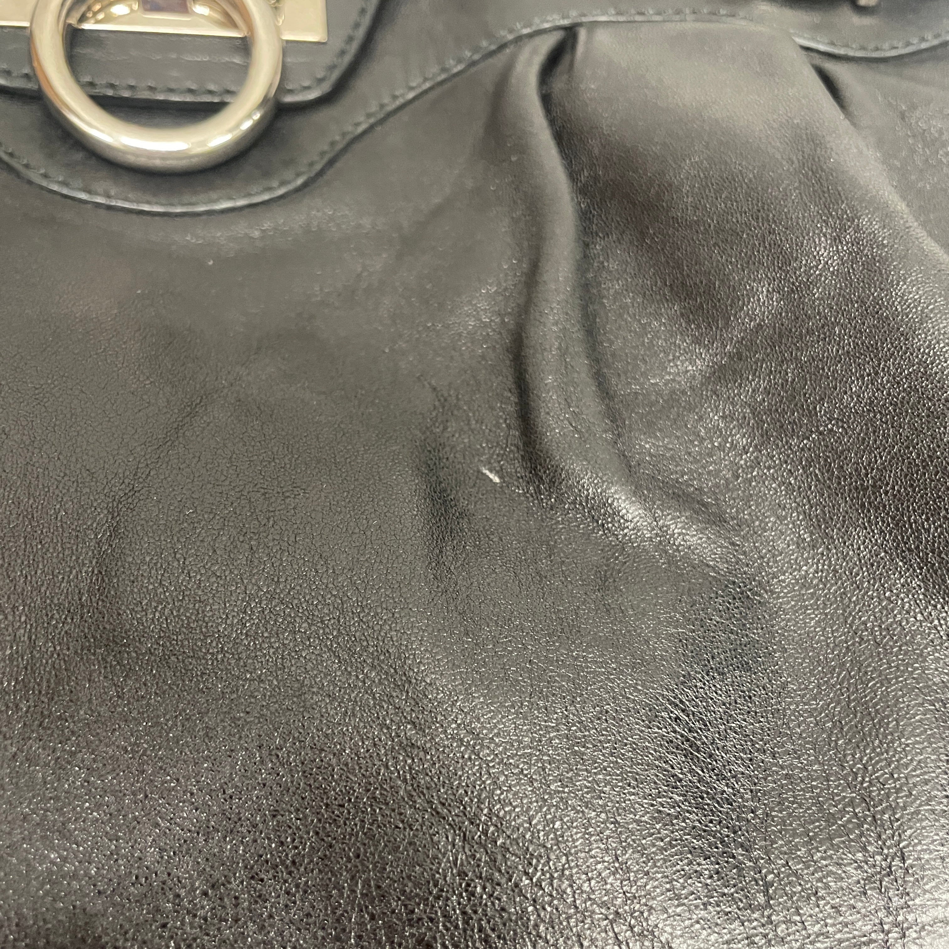 Salvatore Ferragamo/Bag/BLK/GANCINI CLASP view 5