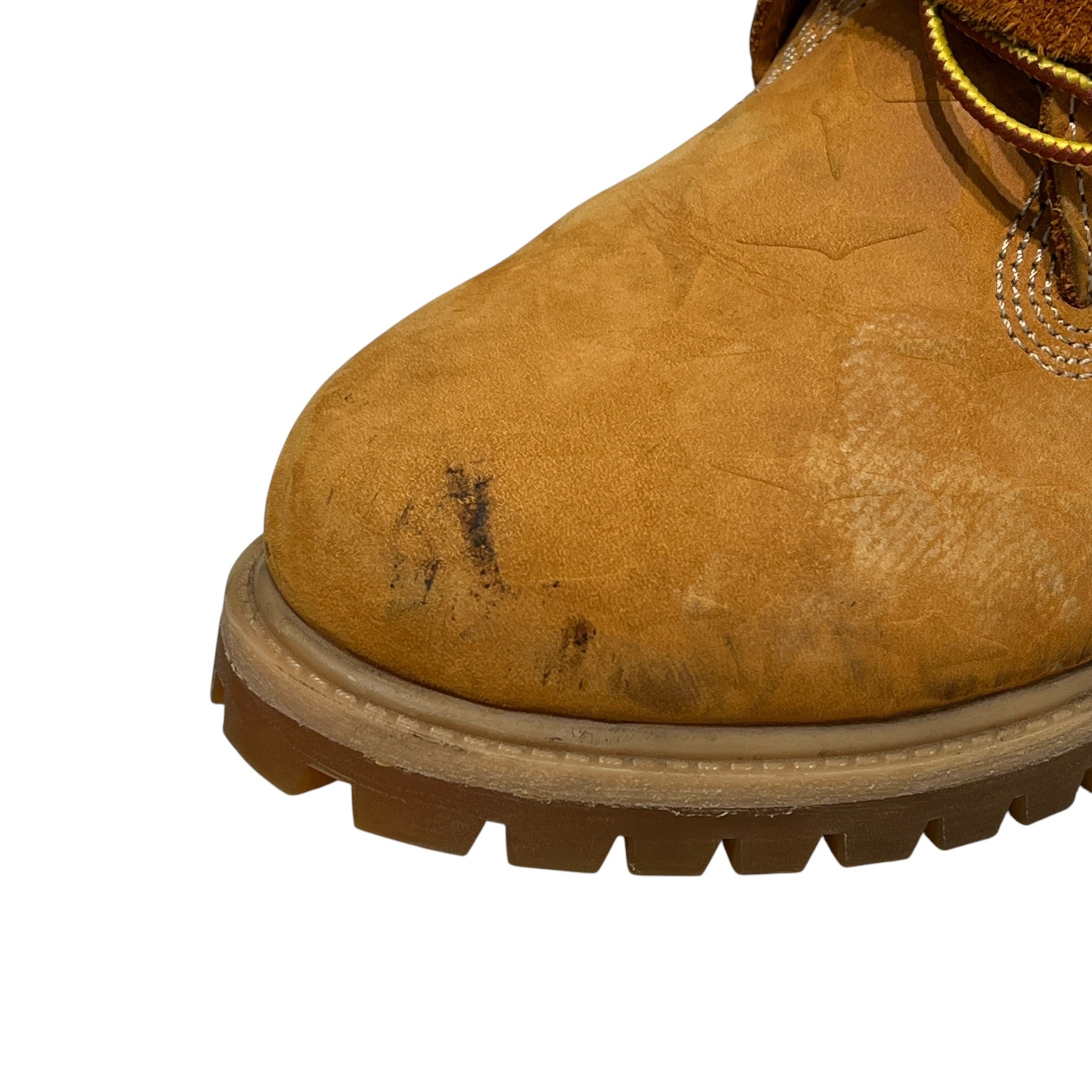 Supreme/Timberland/Boots/US 9/Leather/YEL/DIAMOND PLATED view 4