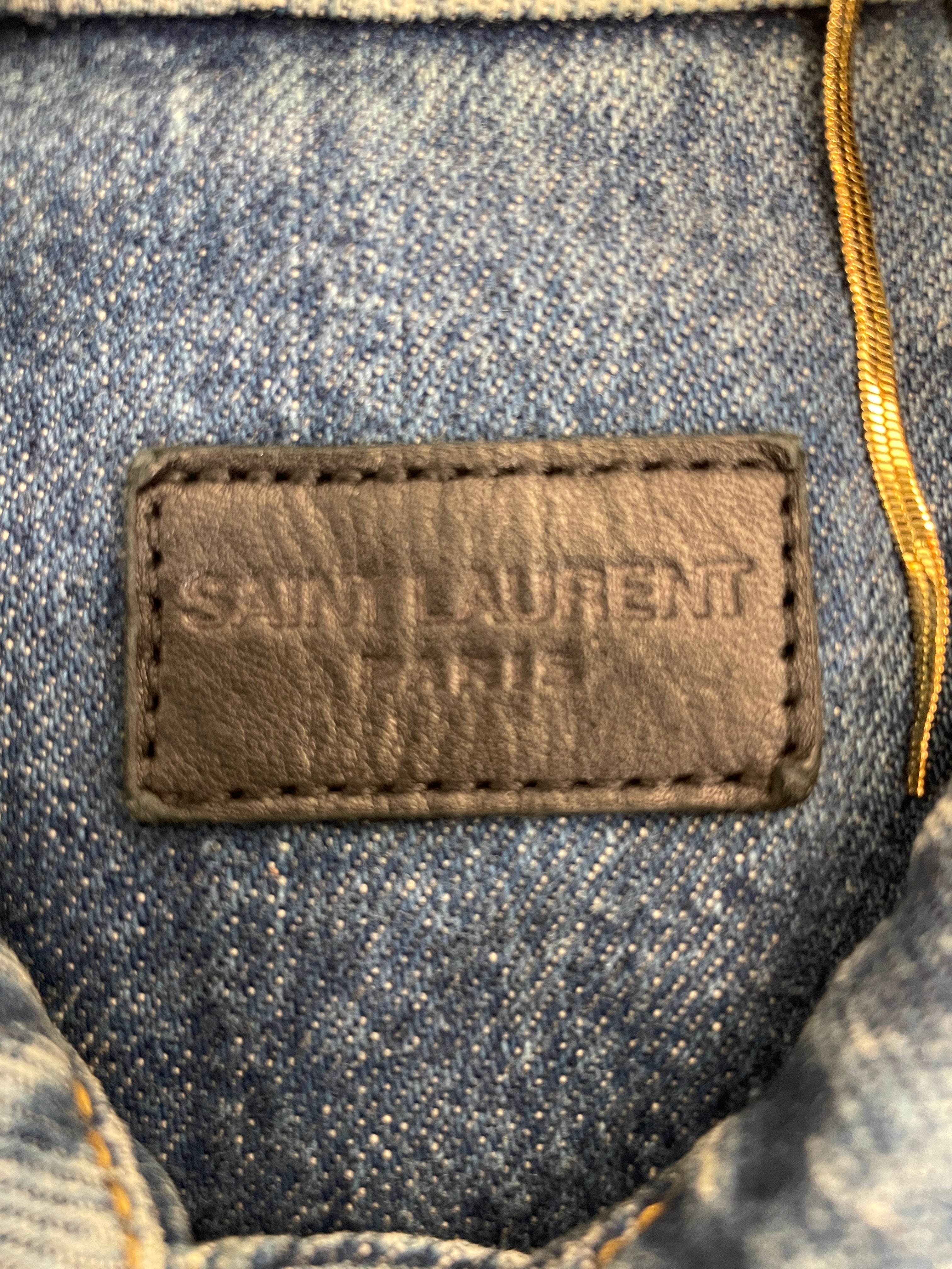SAINT LAURENT/Denim Jkt/S/IDG/ view 3