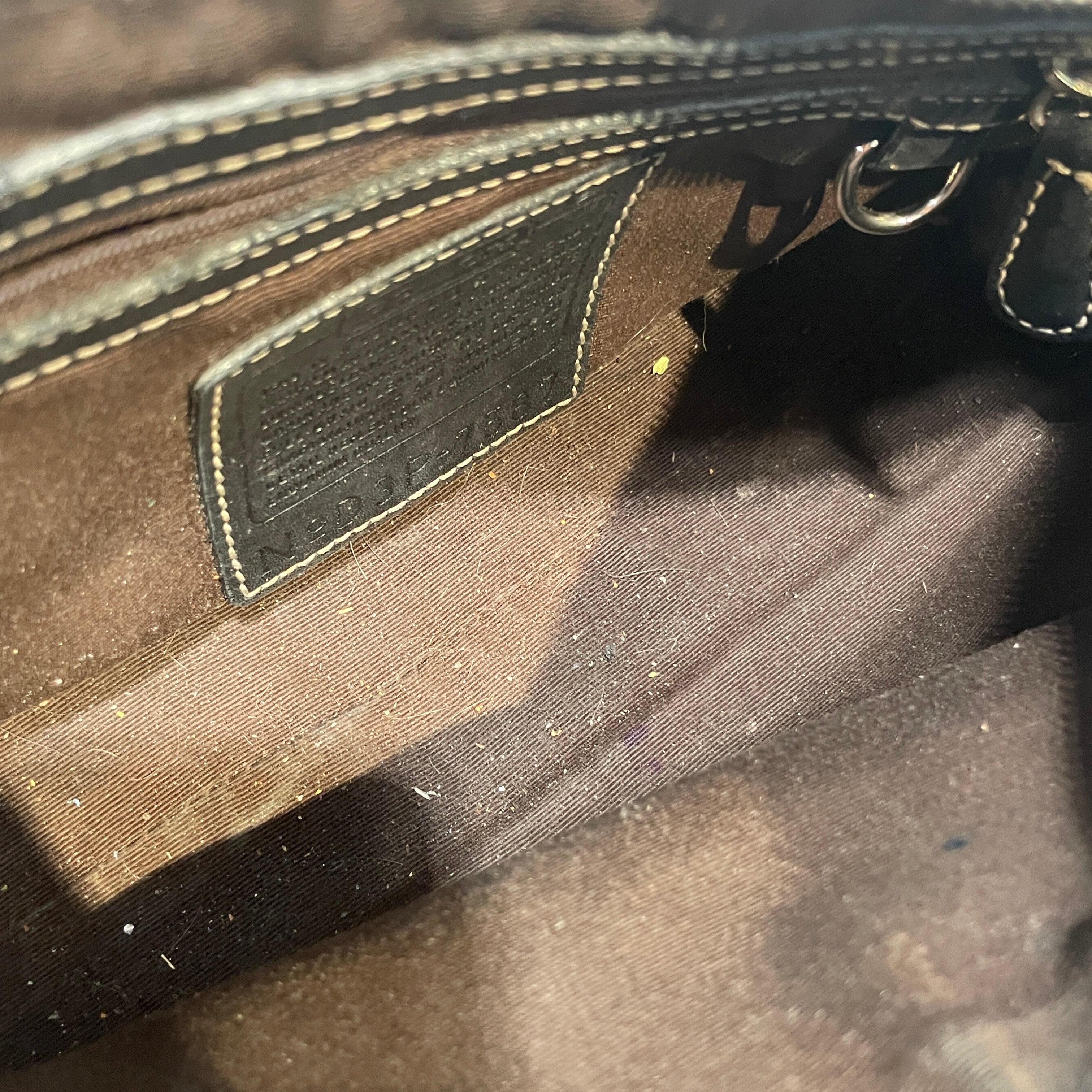 COACH/RODARTE/Cross Body Bag/Leather/BLK/Rodarte Courier Bag view 6