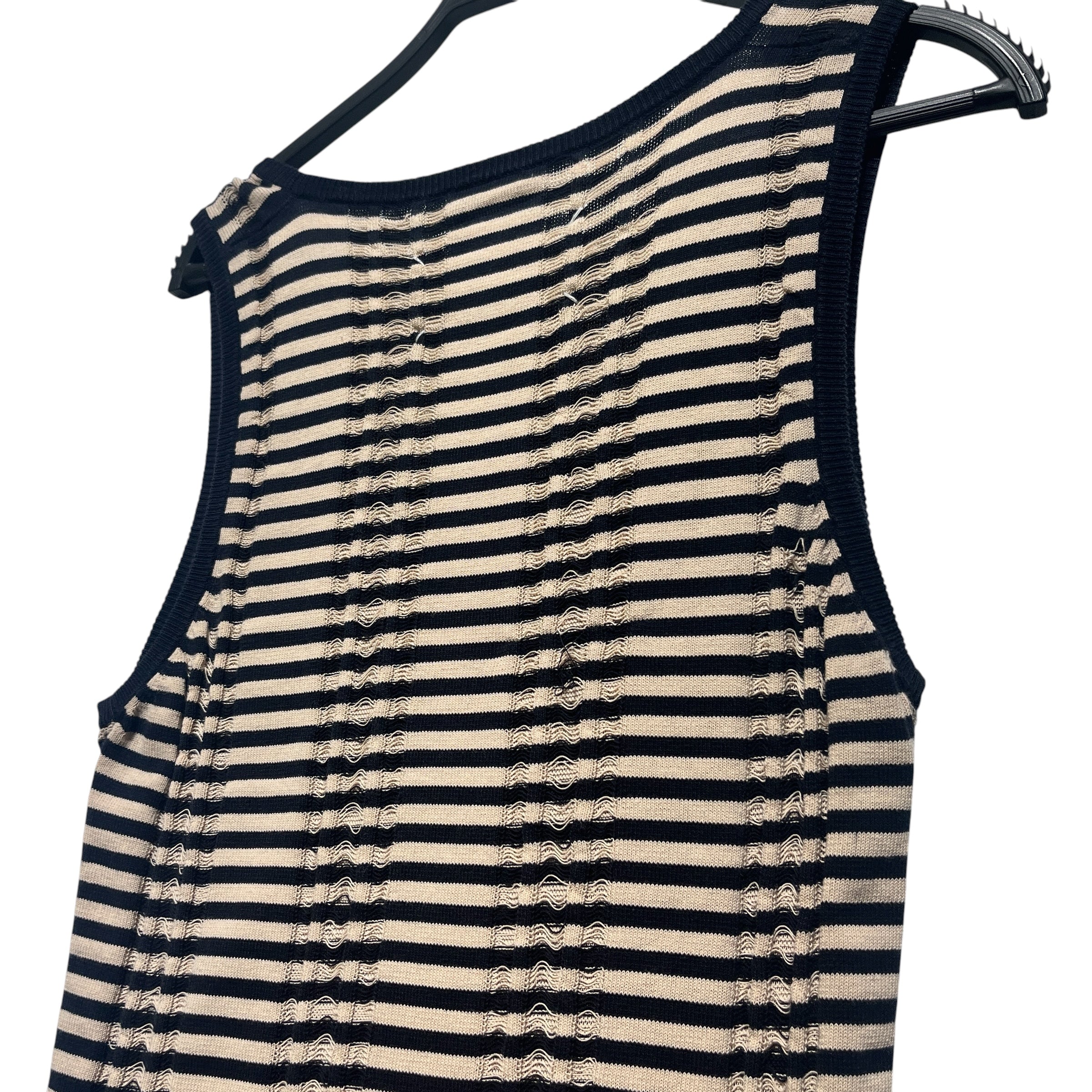 Maison Margiela/SL Dress/S/Stripe/Cotton/NVY/ view 3