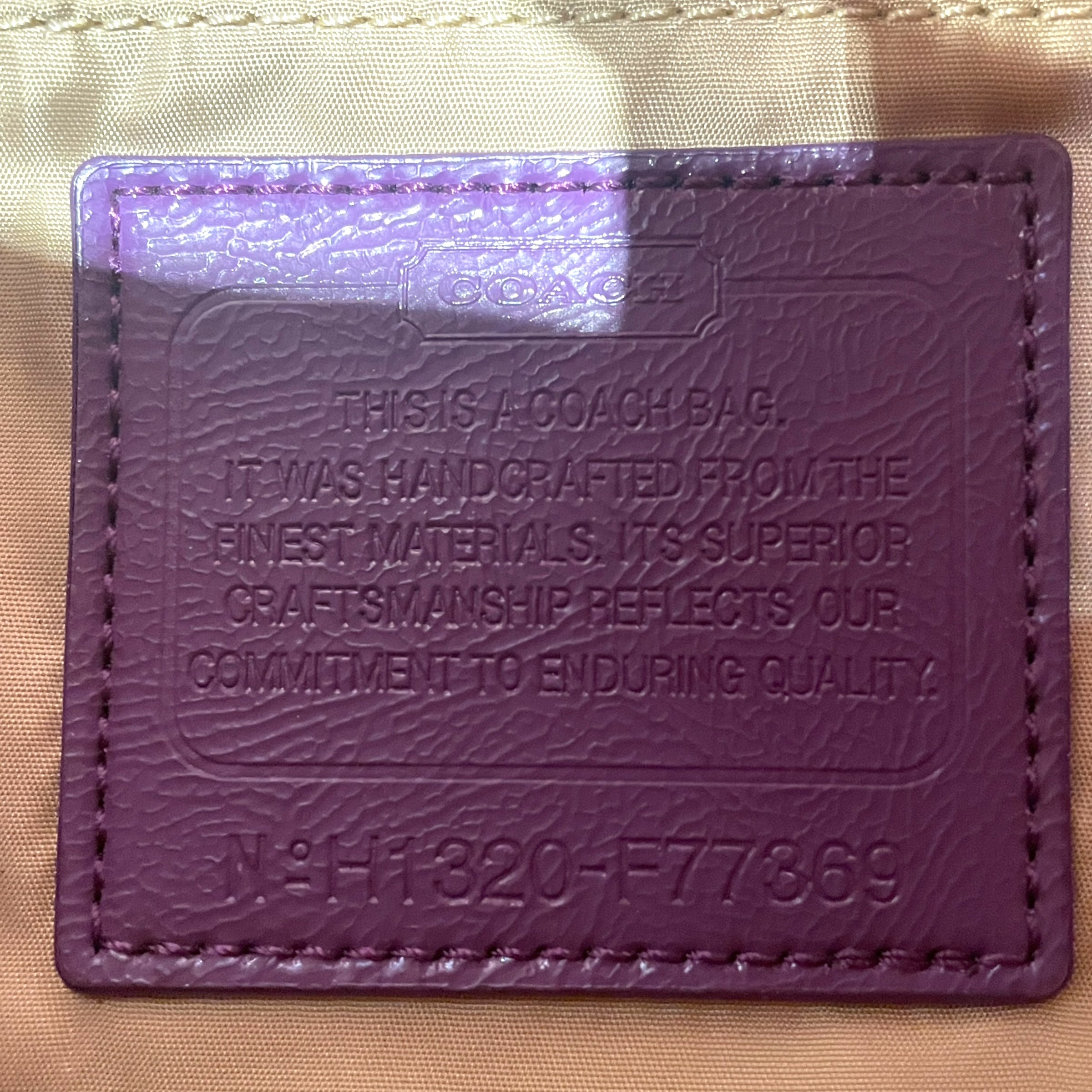 COACH/Cross Body Bag/Nylon/PPL/H1320-F77369 view 5