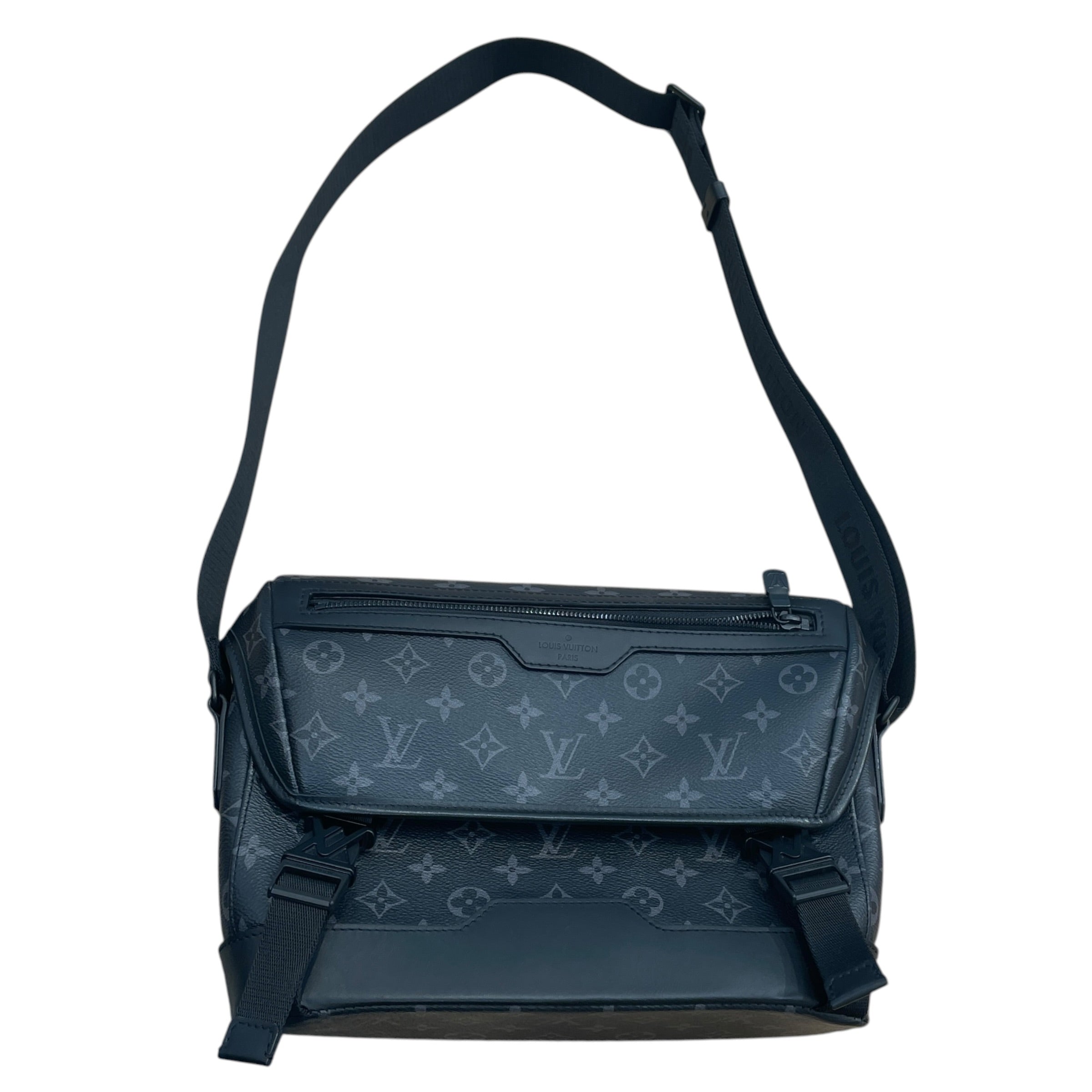 LOUIS VUITTON/LOUIS VUITTON/Cross Body Bag/Monogram/Leather/BLK/voyager view 1