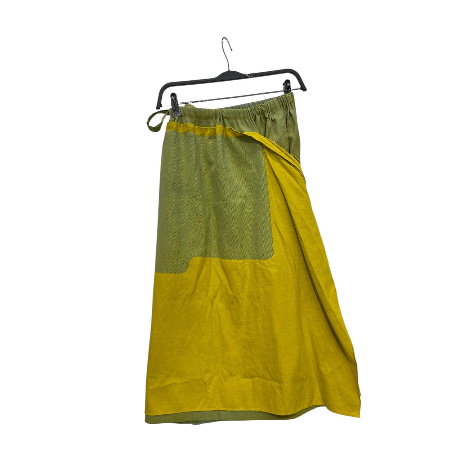 A.POC/ISSEY MIYAKE/Long Skirt/2/Cotton/YEL/ASYMMETRICAL HEM view 3