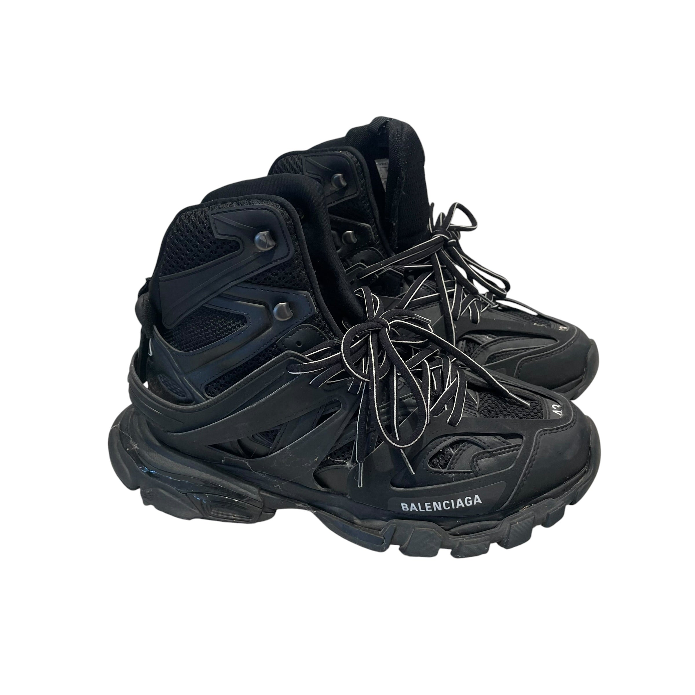 BALENCIAGA/Hi-Sneakers/US 10/Cotton/BLK/Track Hike Sneaker view 1