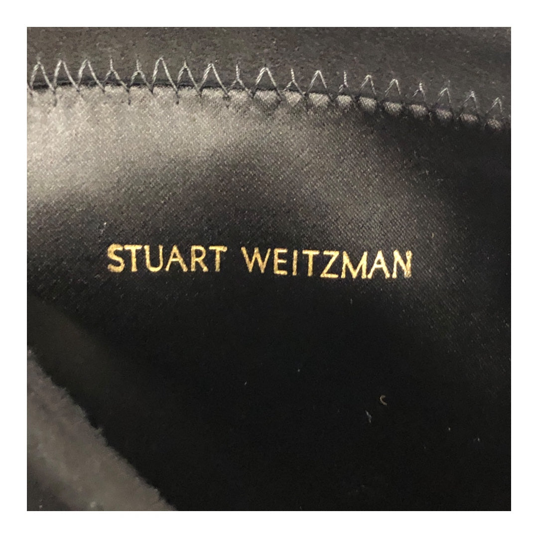 STUART WEITZMAN/Long Boots/US 7/Suede/BLK/Over The Knee view 3