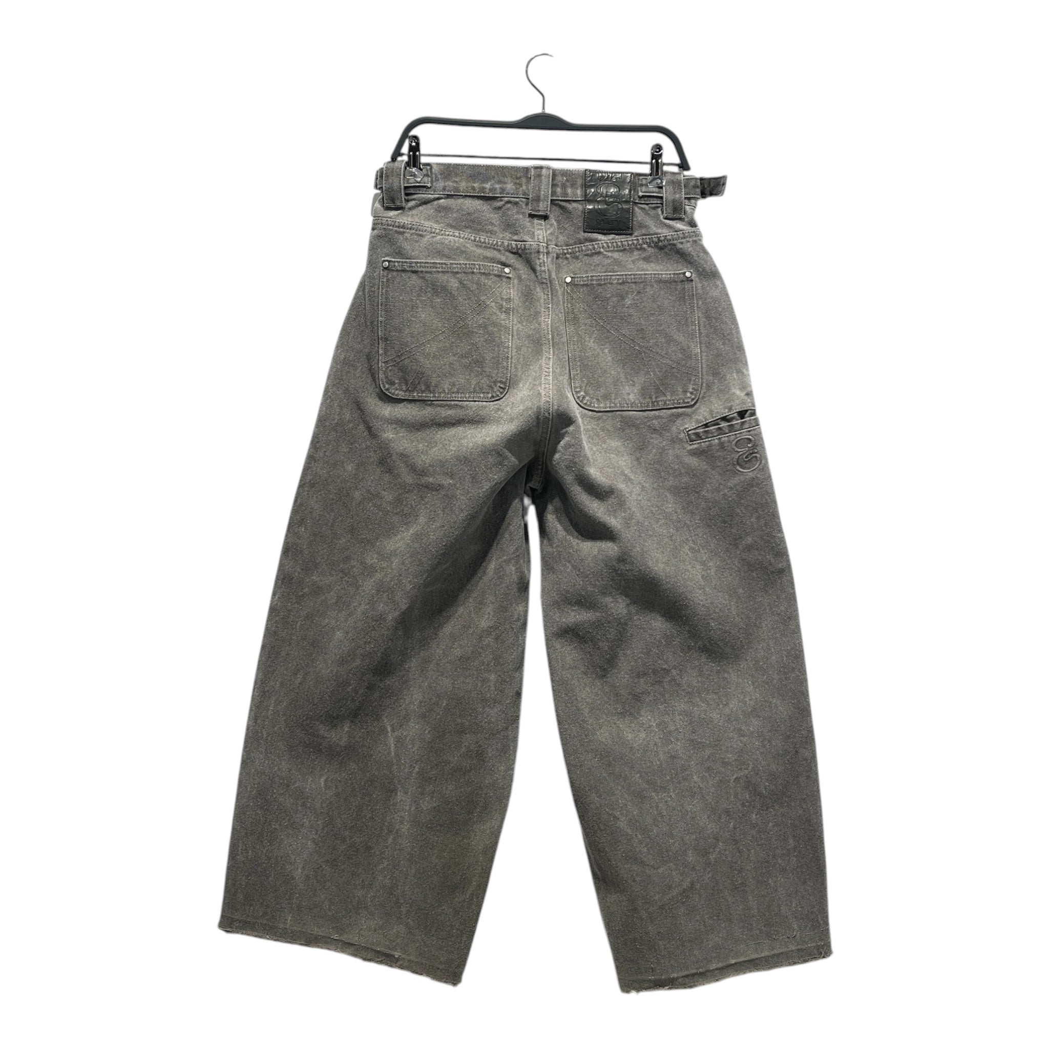 ETELIER GALLERY/Pants/30/Denim/GRY/TUSK WIDE LEG WAIST BUCKLE view 2