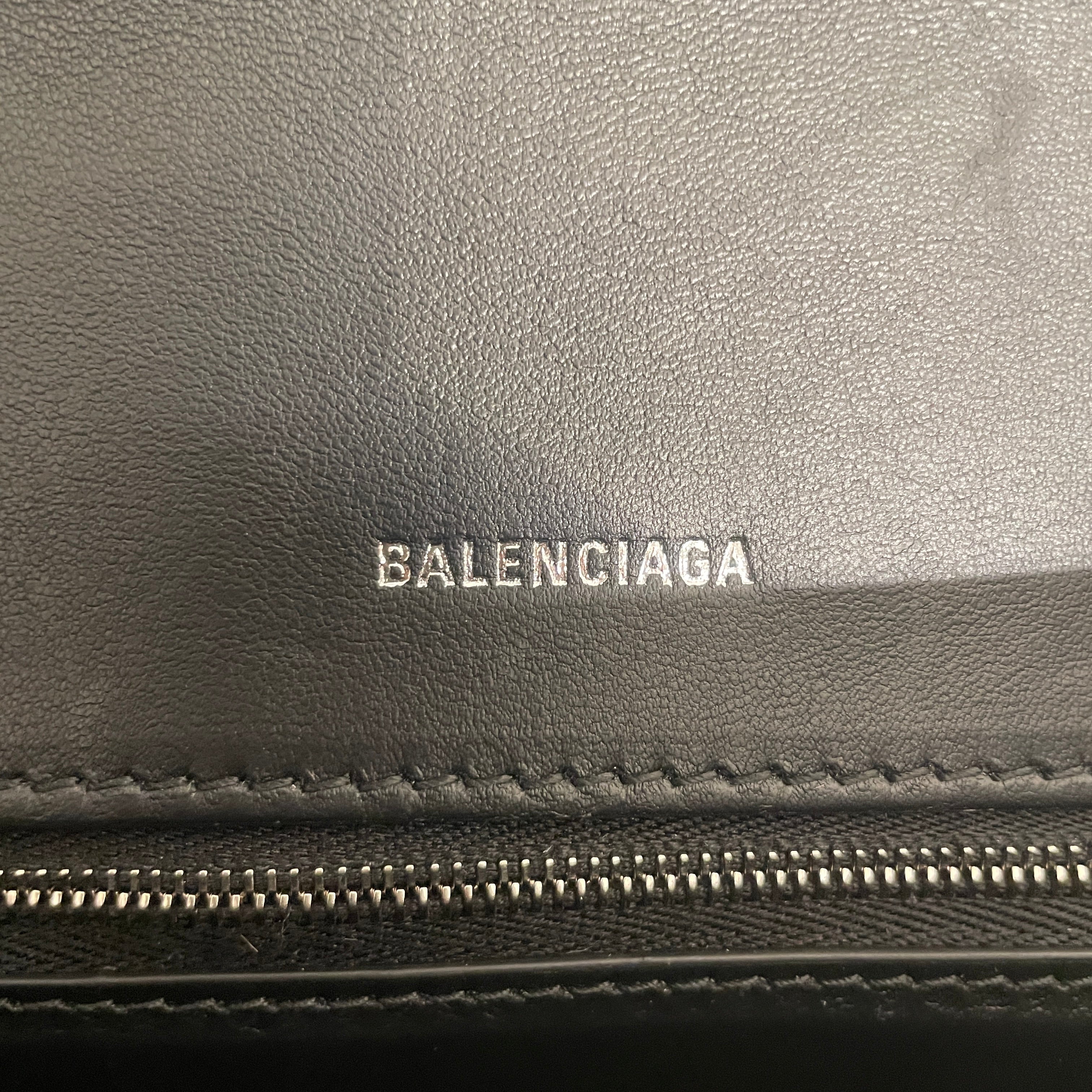 BALENCIAGA/Cross Body Bag/Leather/BLK/MEDIUM DOWNTOWN BAG view 4