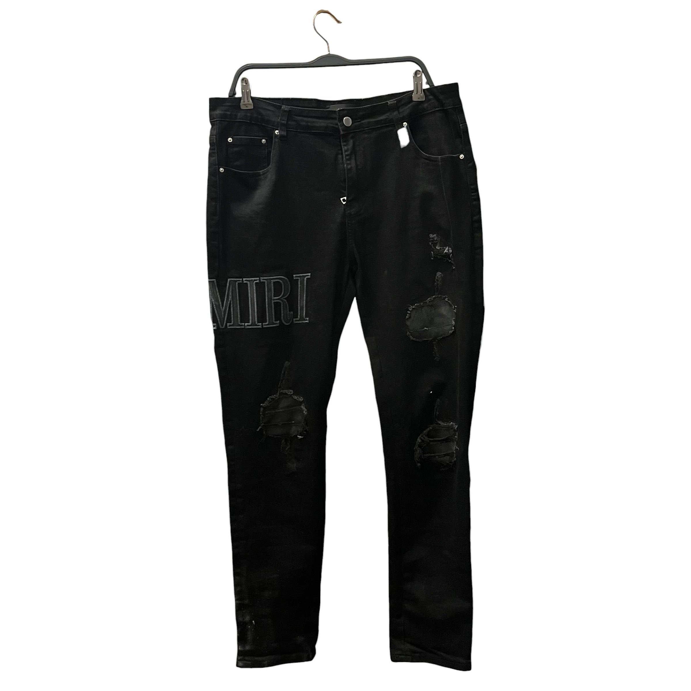 AMIRI/Straight Pants/36/Cotton/BLK/ view 1
