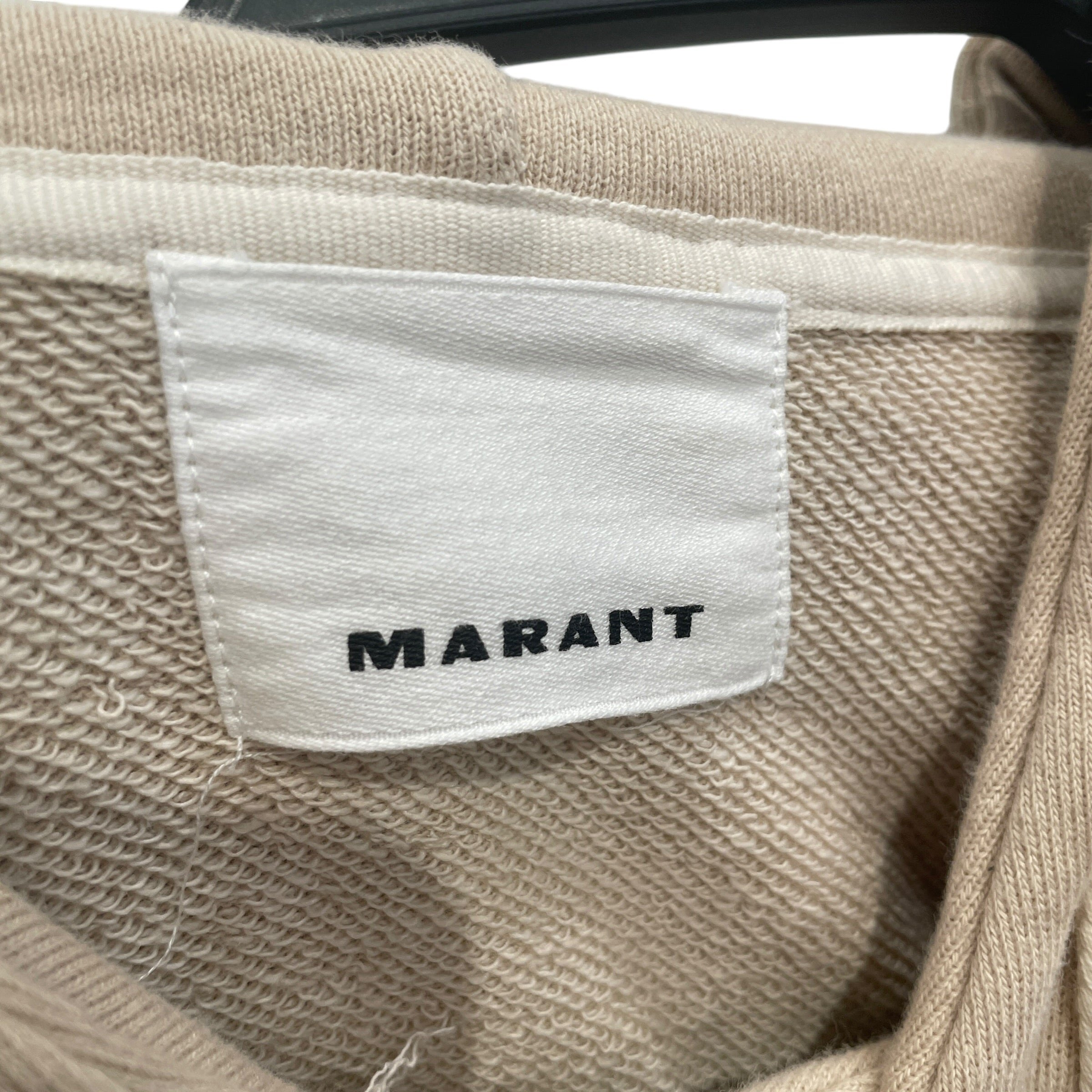 ISABEL MARANT/Hoodie/XS/Cotton/KHK/EMBROIDERED BRANDING view 3