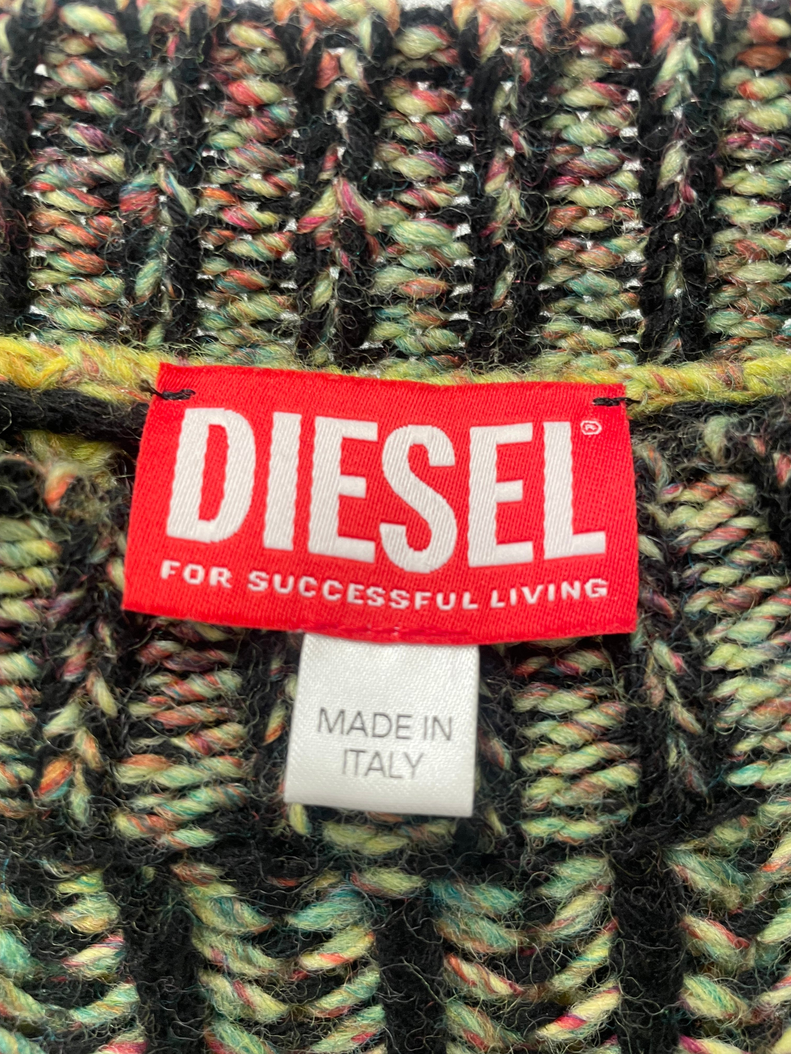 DIESEL/Heavy Sweater/S/Wool/GRN/OAKLAND RIBBED SWEATER view 3