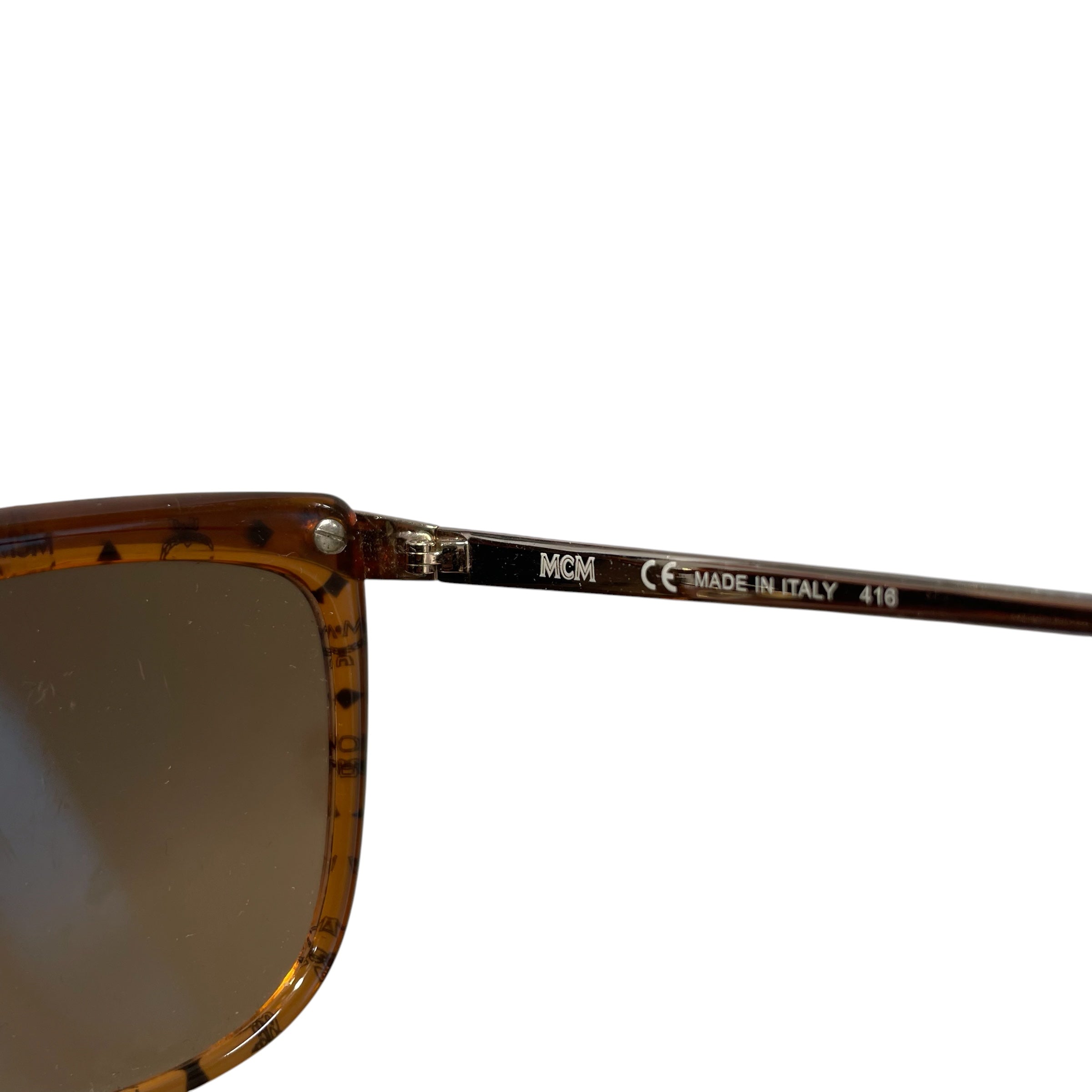 MCM/Sunglasses/Monogram/Celluloid/CML/L's/white gold top mcm626s view 4
