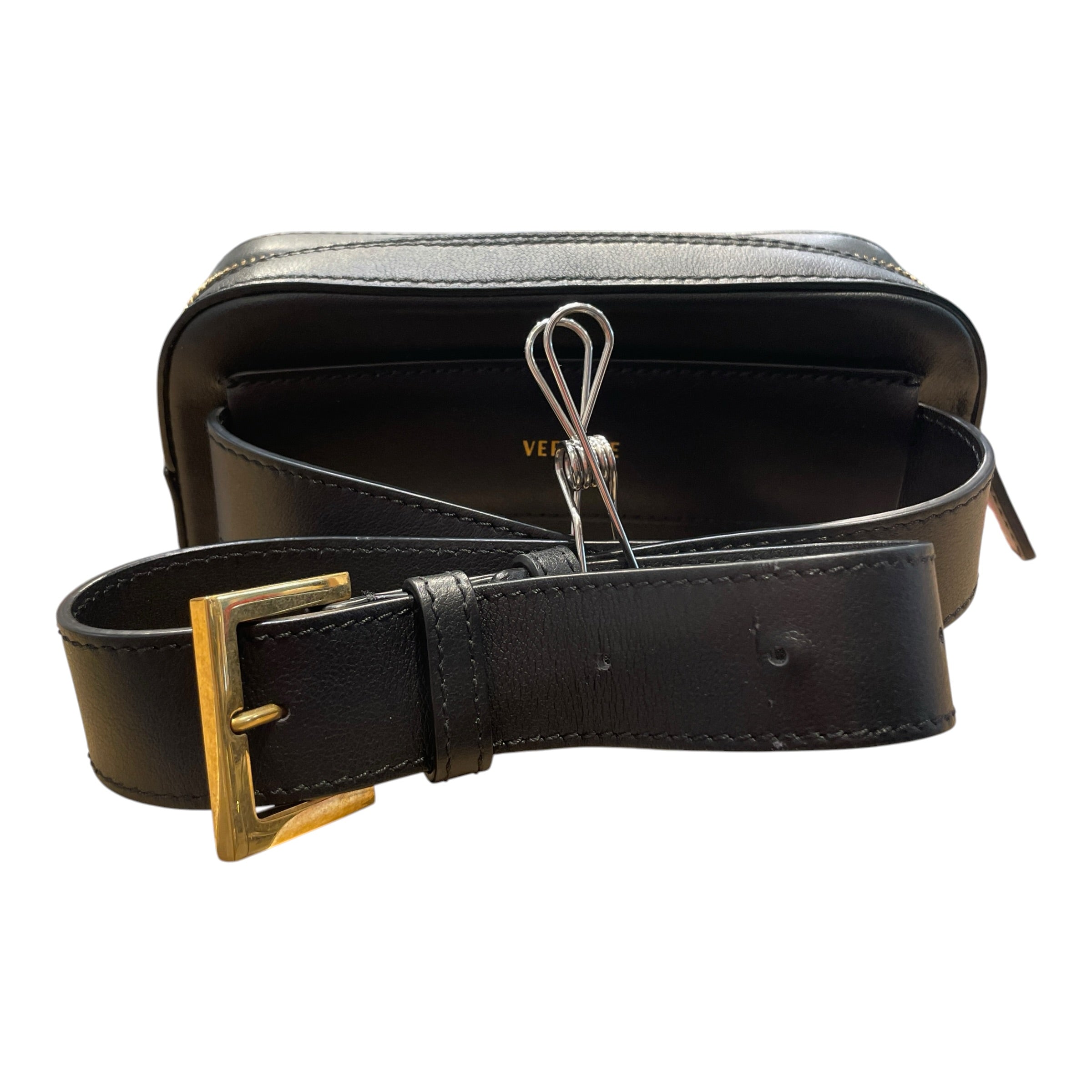 VERSACE/Cross Body Bag/Leather/BLK/La Medusa Lou Leather Mini Bag view 3