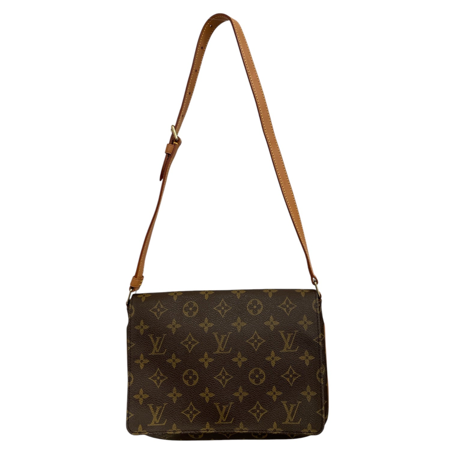 LOUIS VUITTON/Cross Body Bag/Leather/BRW/Musette Tango Cross Body Bag view 1