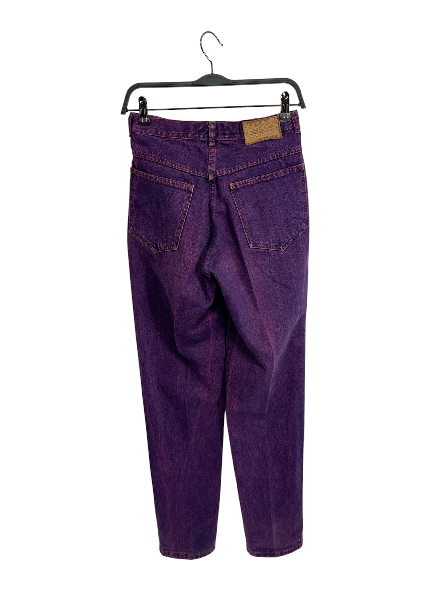 MARITHE FRANCOIS GIRBAUD/Straight Pants/7/Denim/PPL/VINTAGE FUSCHIA DENIM view 3
