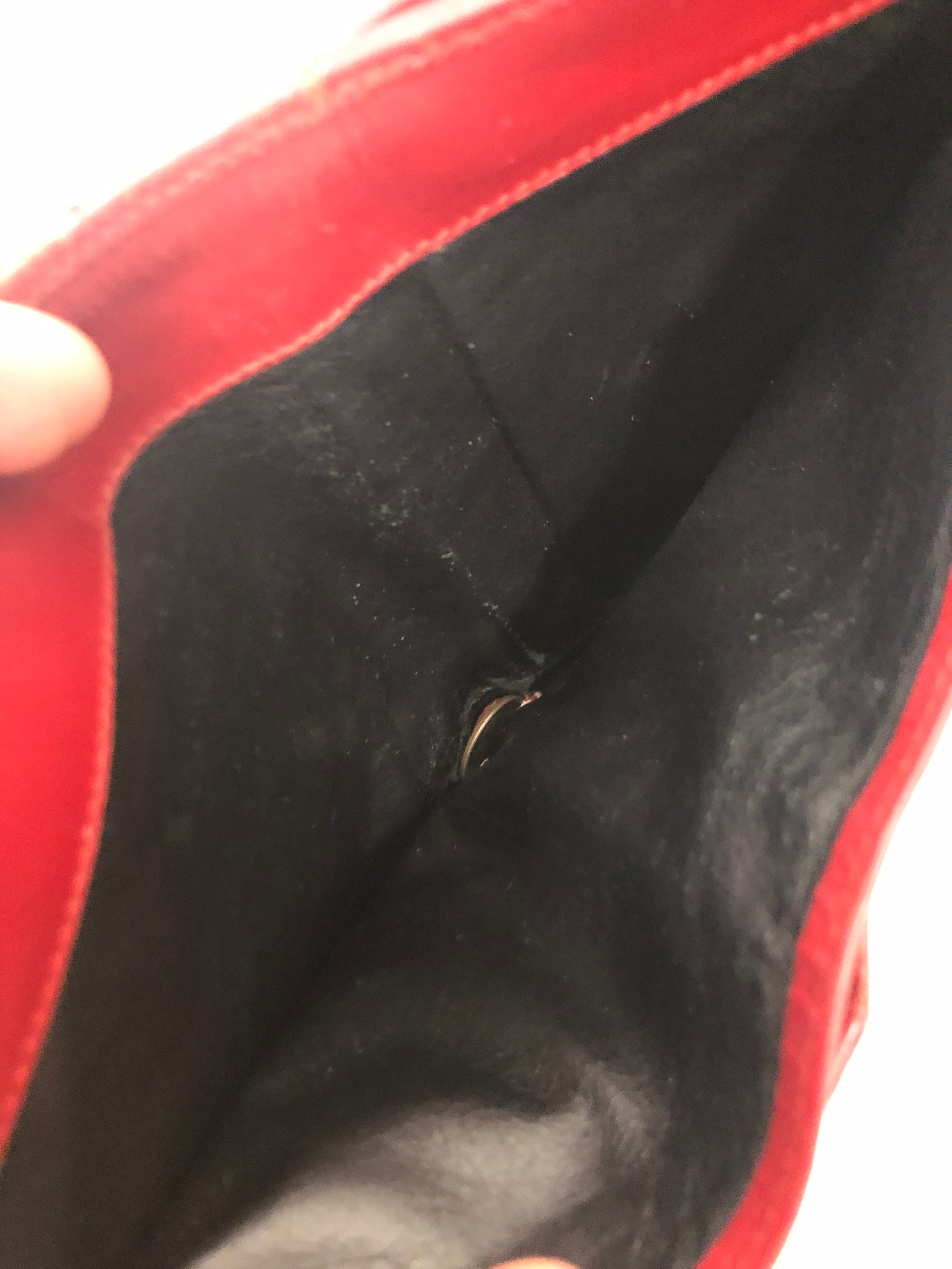 GUCCI/Trifold Wallet/Monogram/Cotton/RED/L's/ view 5