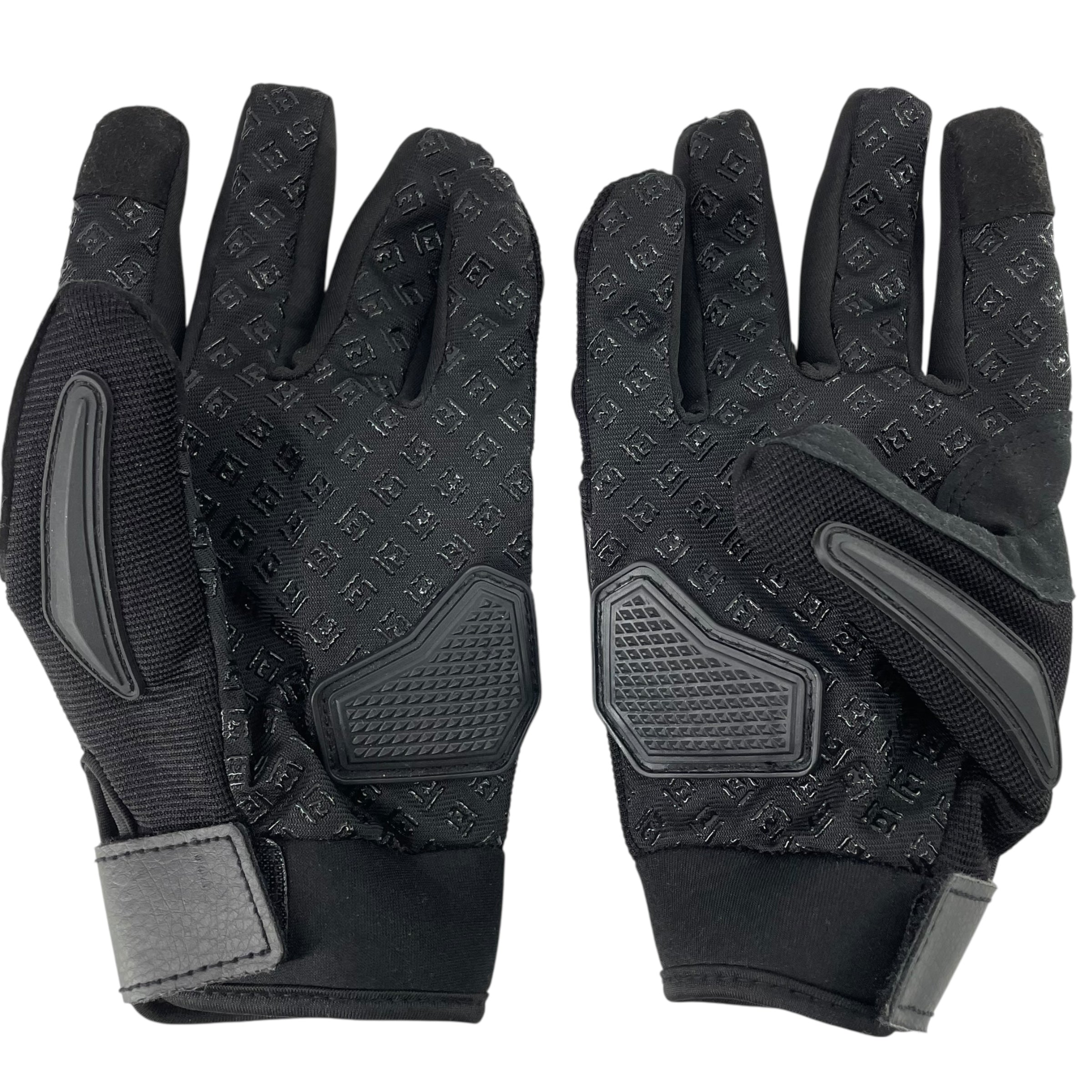 prngrphy/Gloves, Mittens/Polyester/BLK/SILVER KNUCKLES view 2
