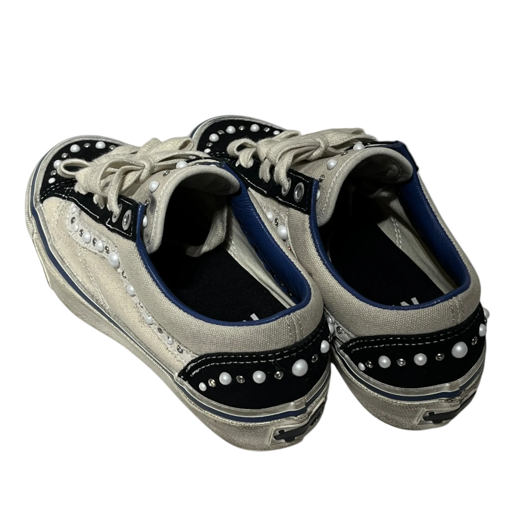 VANS/Low-Sneakers/US 6/Cotton/CRM/PEARLS view 2