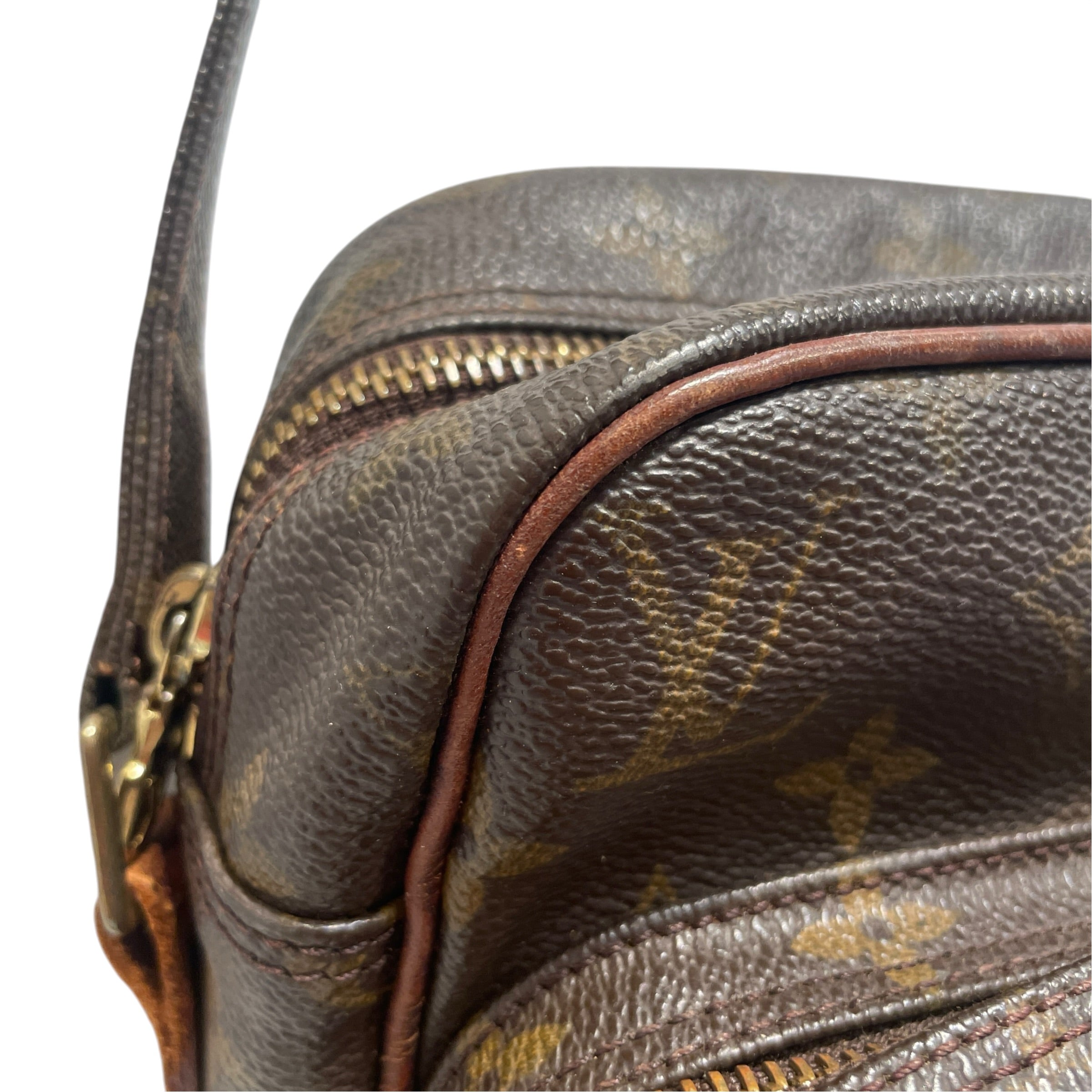 LOUIS VUITTON/Cross Body Bag/Monogram/Leather/BRW/Nile view 6