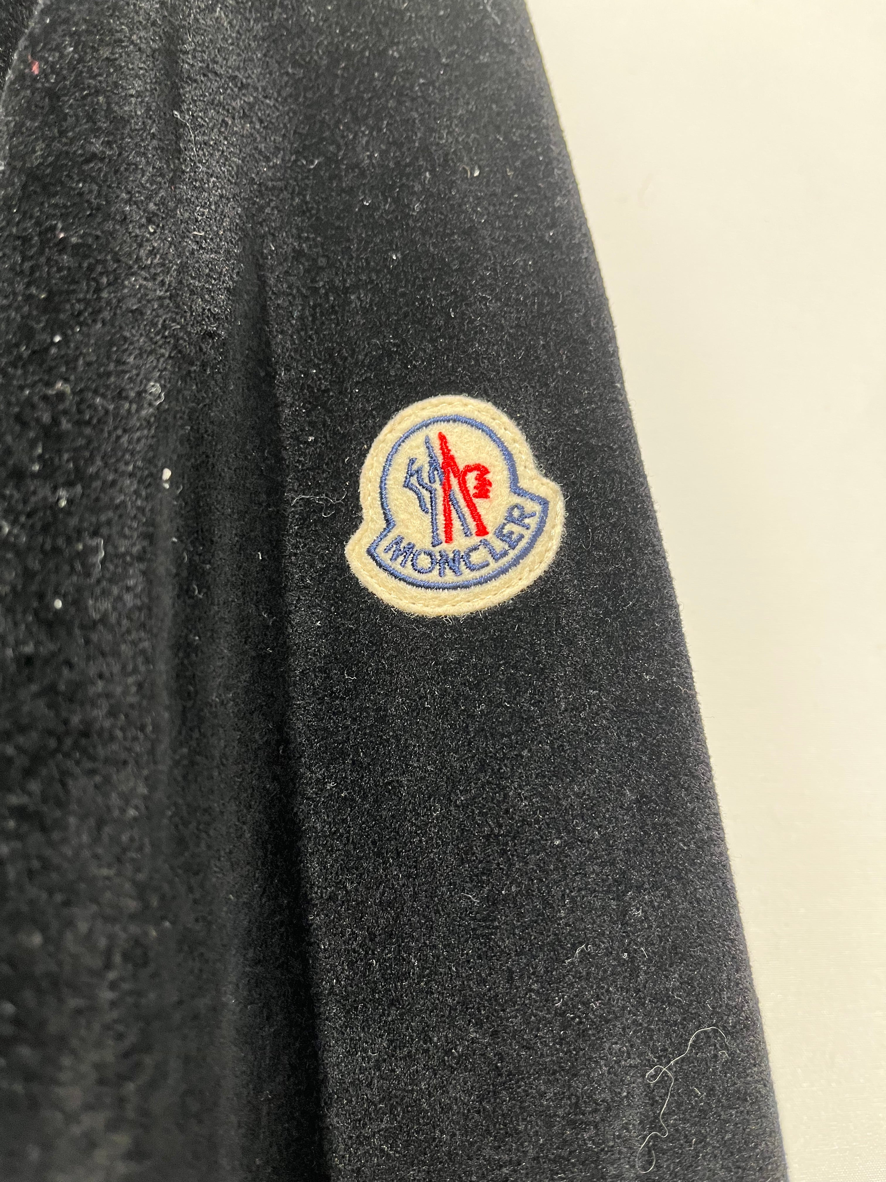 MONCLER/Track Jkt/XL/Cotton/BLK/VELOUR MAGLIA CARDIGAN view 3