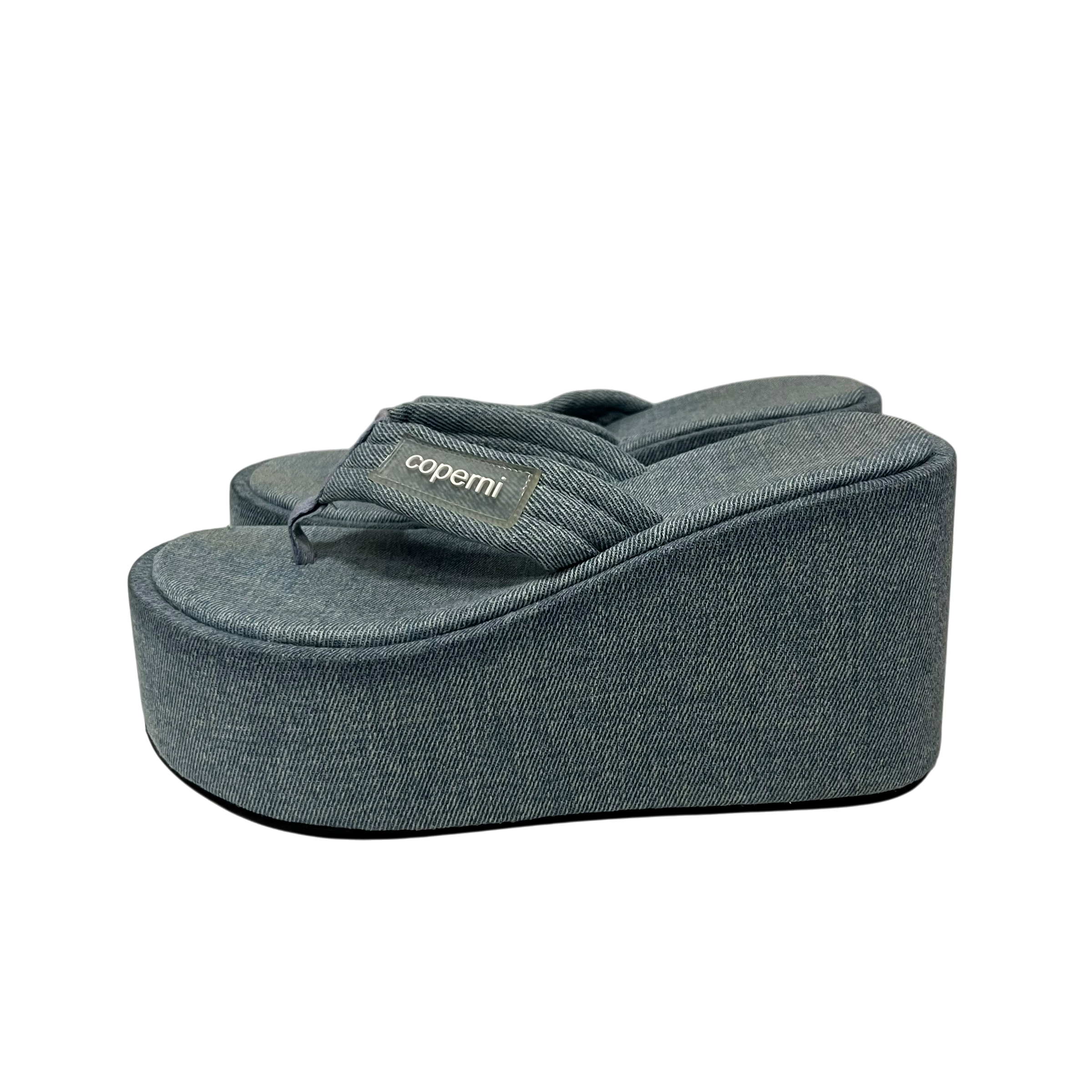 Coperni/Shoes/US 6/Denim/BLU/denim platform view 3
