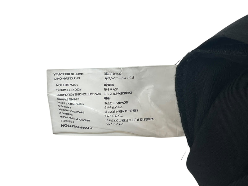 Kiko Kostadinov/Jacket/48/BLK/THIN EMBROIDERED WITH BLUE SLE