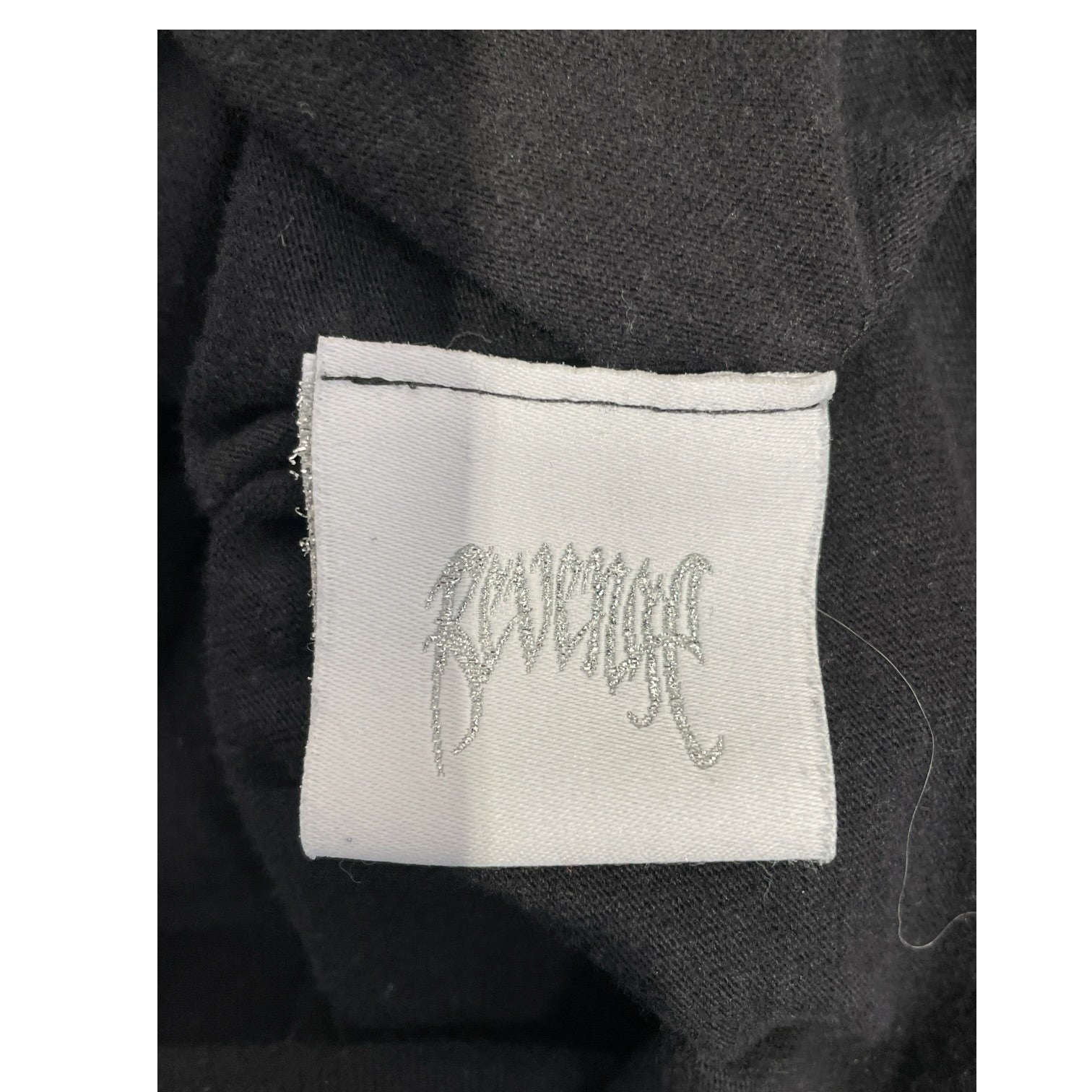 Revenge/T-Shirt/L/Cotton/BLK/Silver Script w/ Bullet Holes view 4
