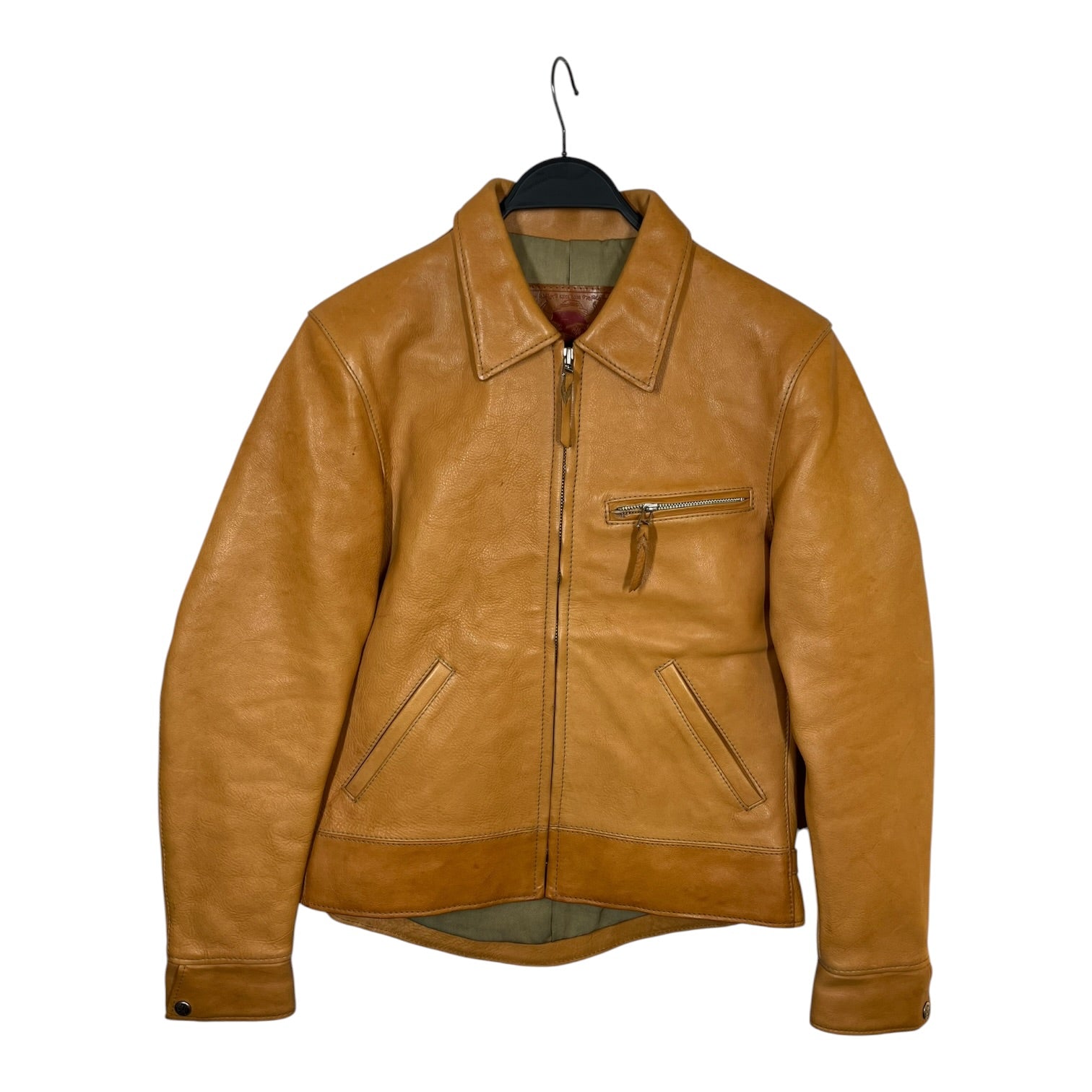 TENJIN WORKS/Leather Jkt/38/Leather/CML/JS02 view 1