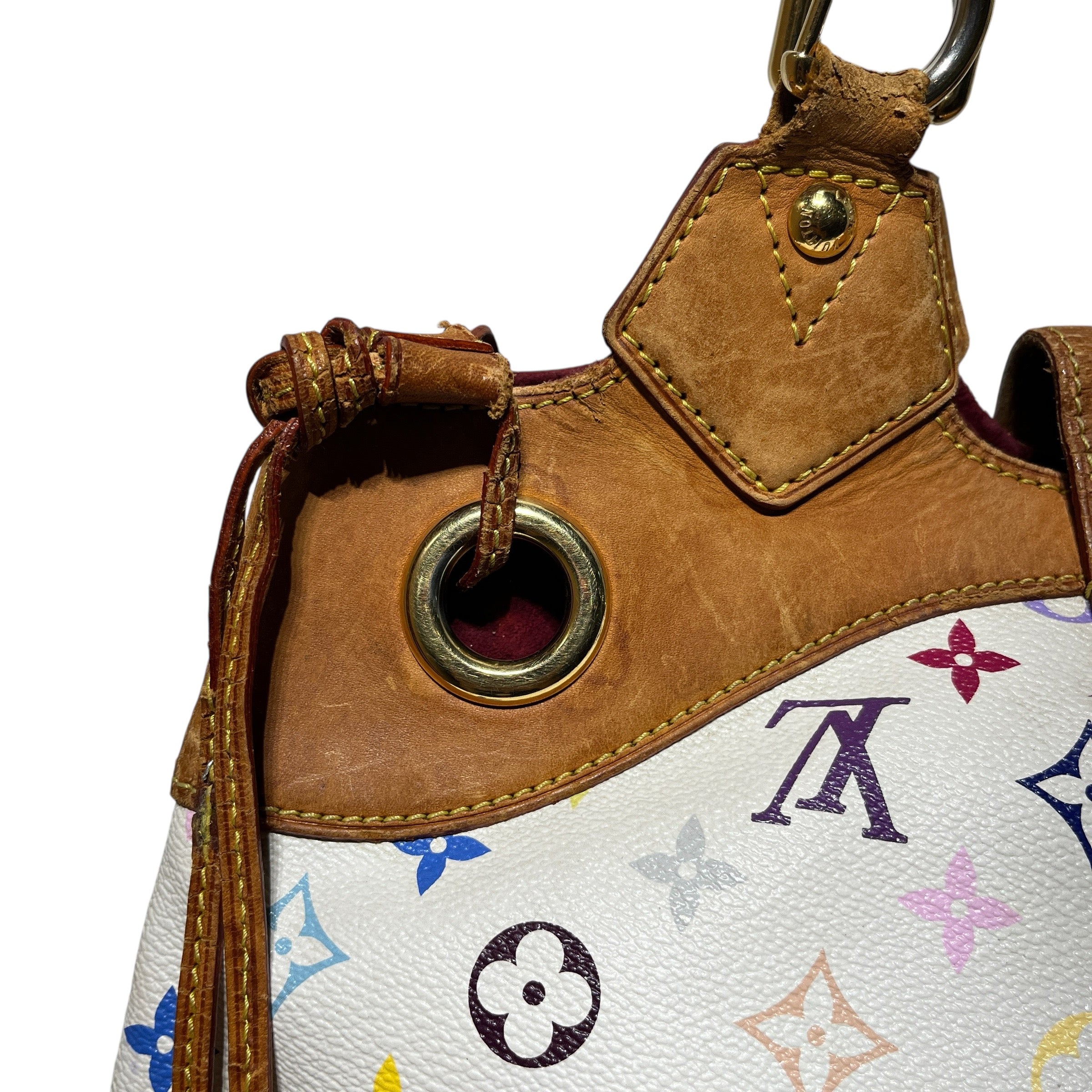 LOUIS VUITTON/Hand Bag/Monogram/Leather/WHT/URSULA GM view 11