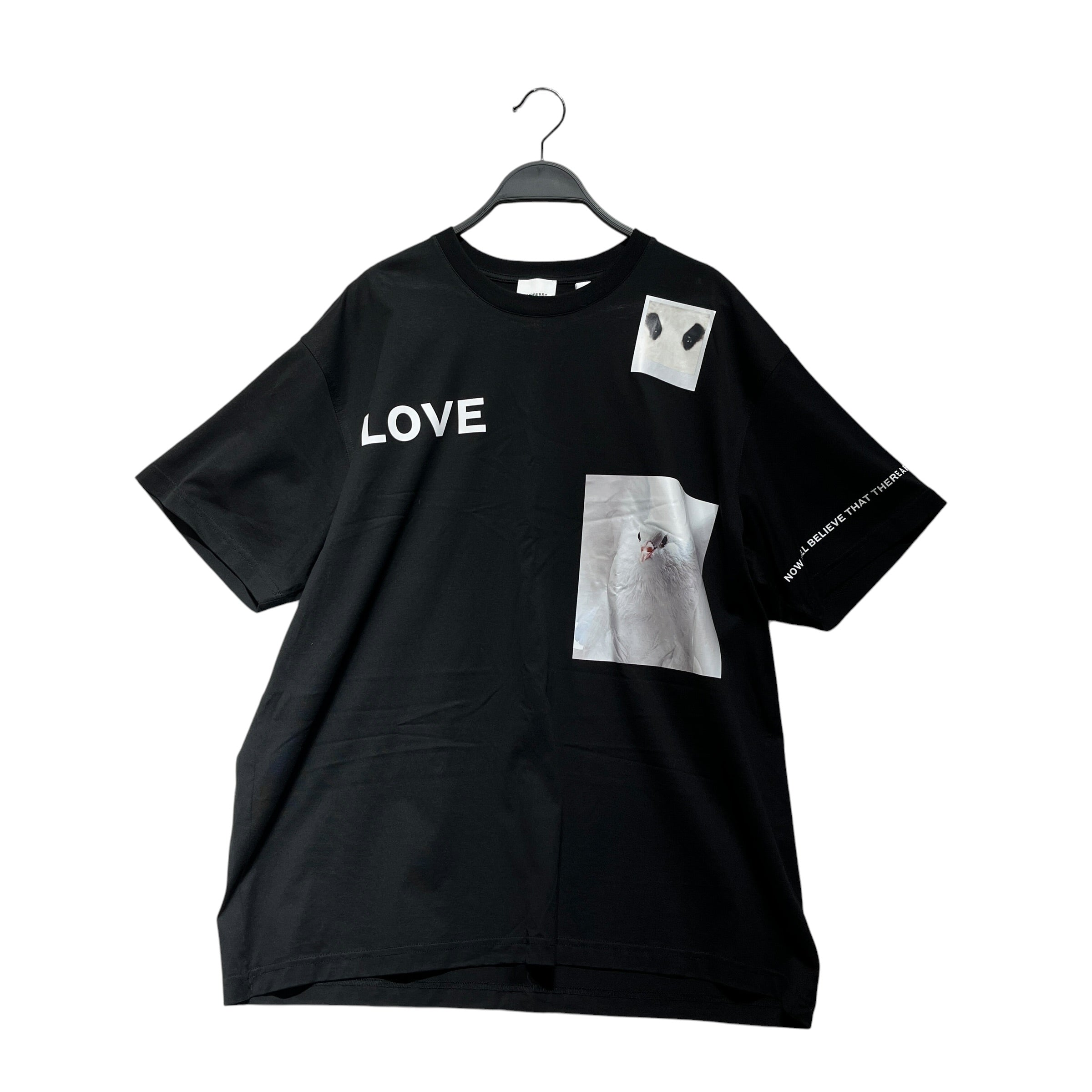 BURBERRY LONDON/T-Shirt/M/Cotton/BLK/love: bunny and bird view 1
