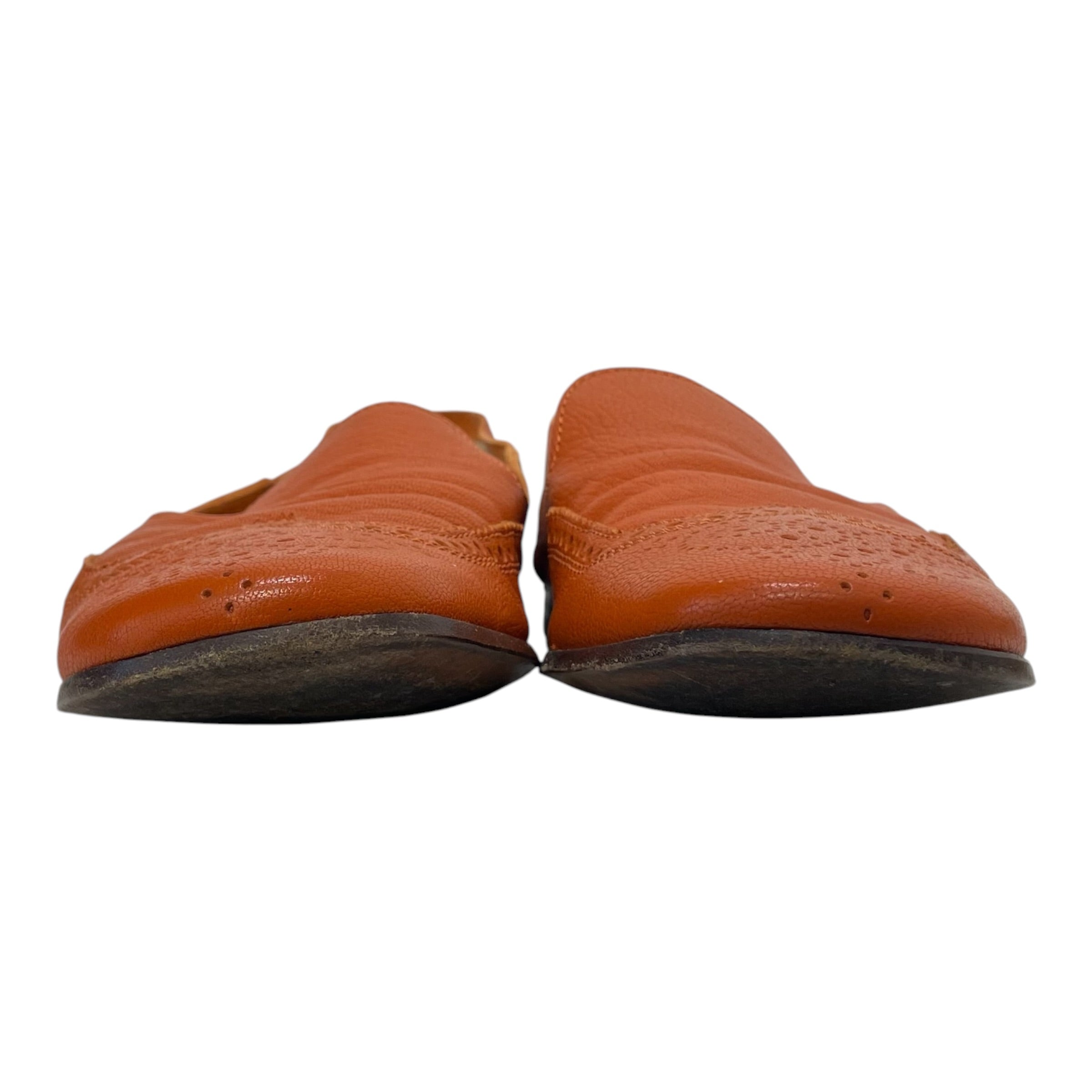 MIU MIU/Loafers/US 7/Leather/ORN/miu miu leather slip on loafer view 4