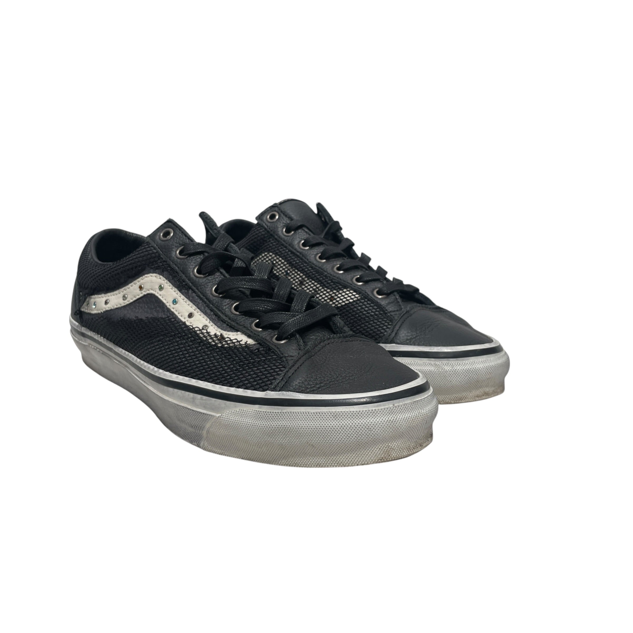 VANS/Low-Sneakers/US 11.5/Leather/BLK/Old Skool 36 'Combat Black' view 1